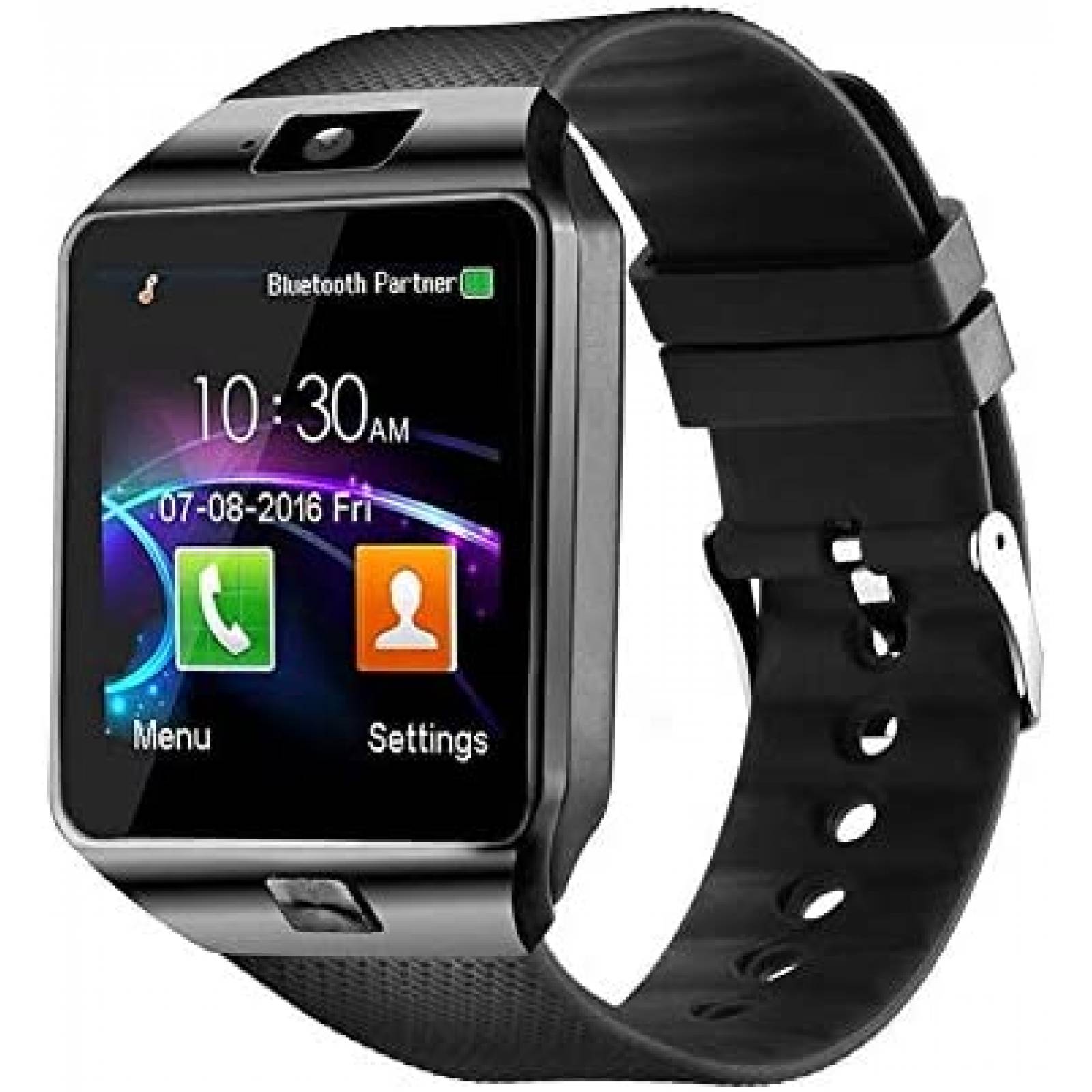 Smart Watch Padgene DZ09 Camara SIM Tarjeta SD 1.54'' -Negro