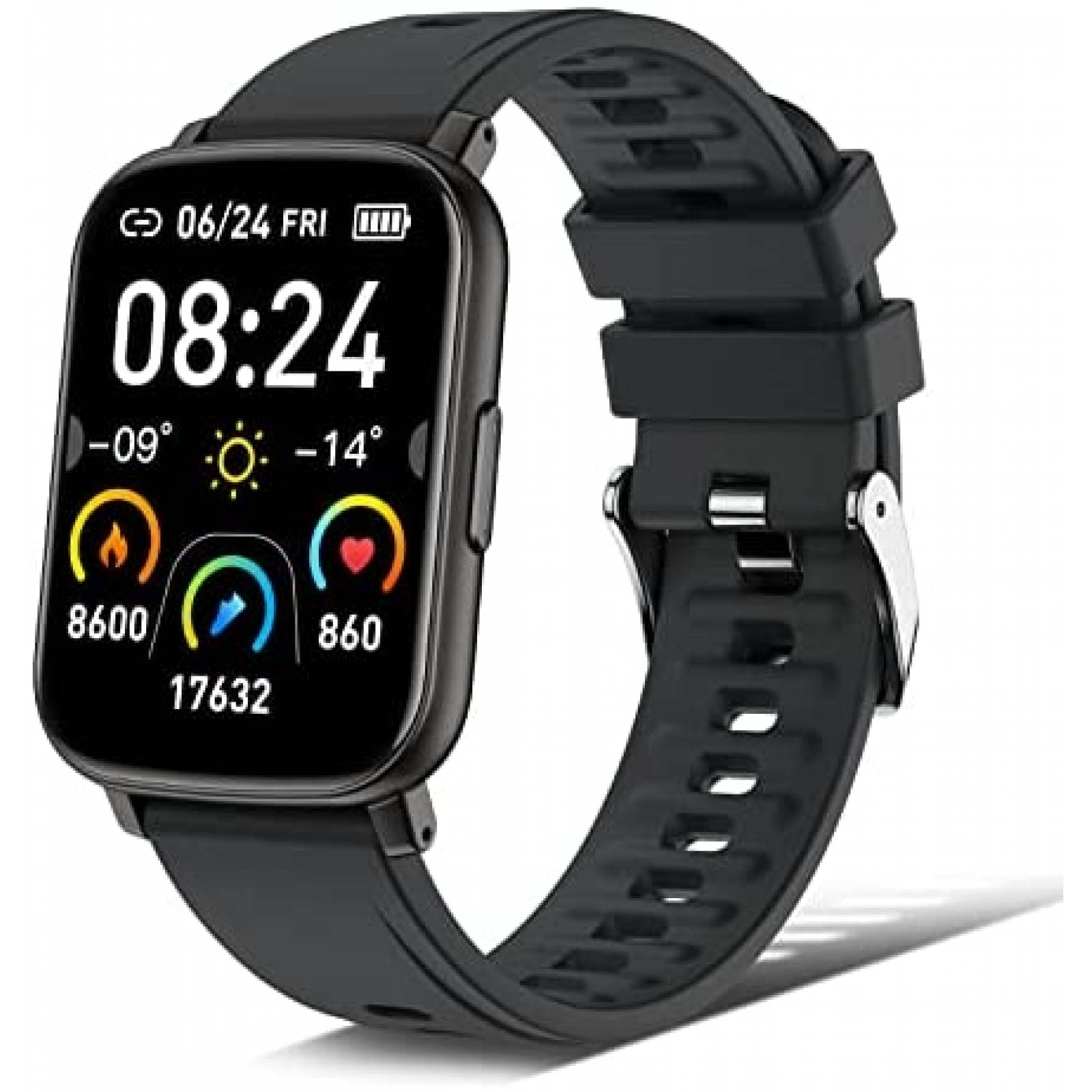 Smartwatch Fitness Donerton De 165 Tft Ip68 Negro