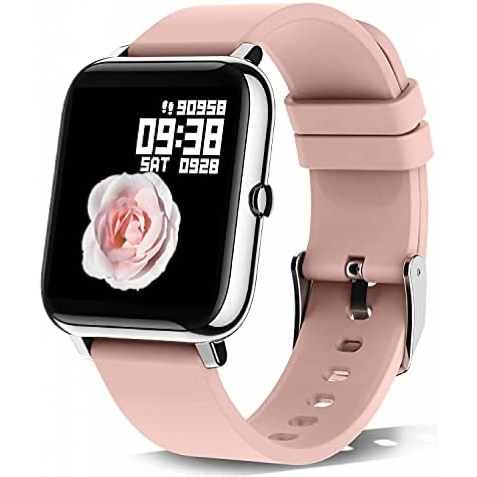 Smartwatch Fitness Donerton de 1.4'' TFT LCD IP67 -Rosa