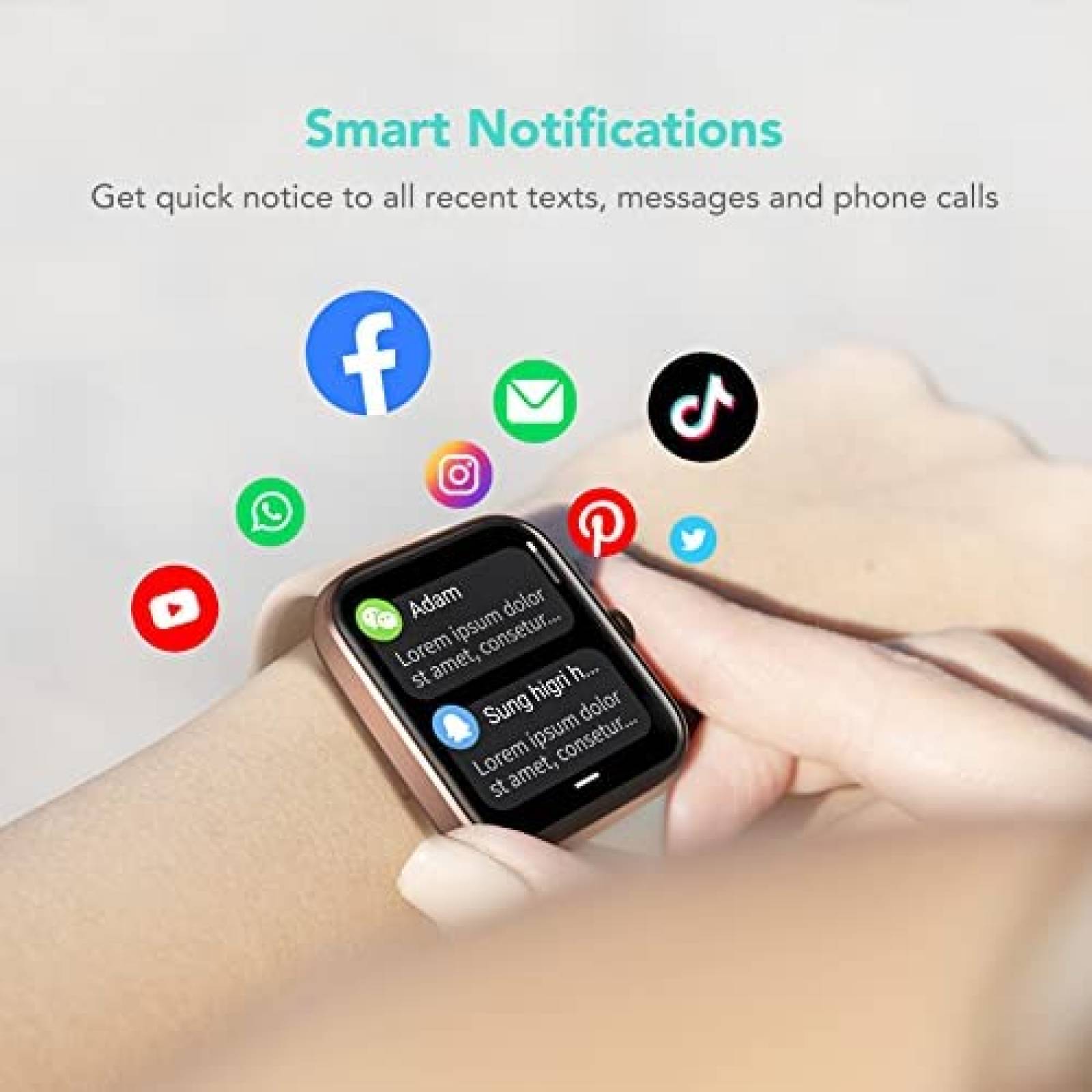 Smart Watch SKG Rastreador Actividad Fisica Pantalla Tactil