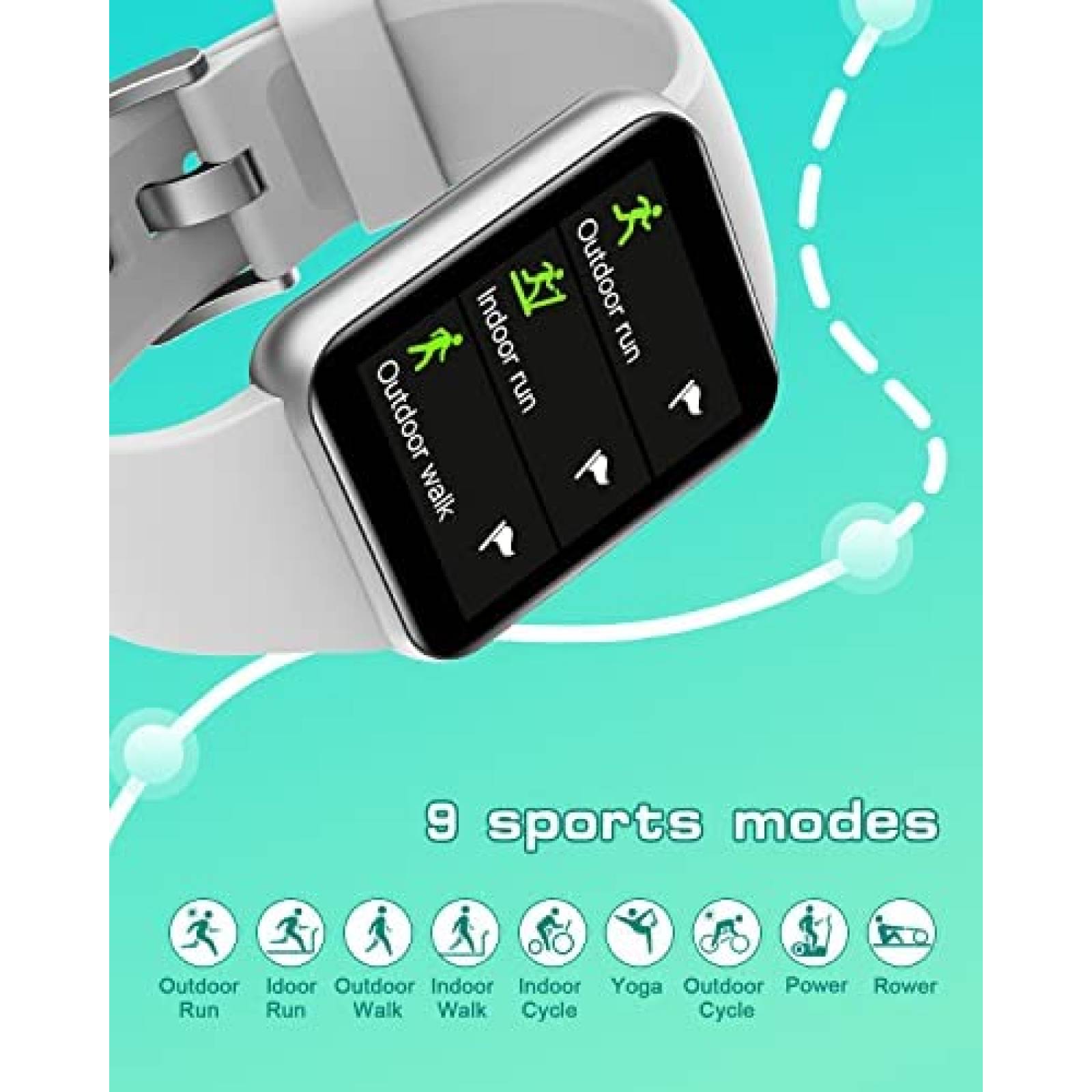 Smartwatch GRV 1.4'' HD Tactil IP68 con HR/SpO2 -Gris