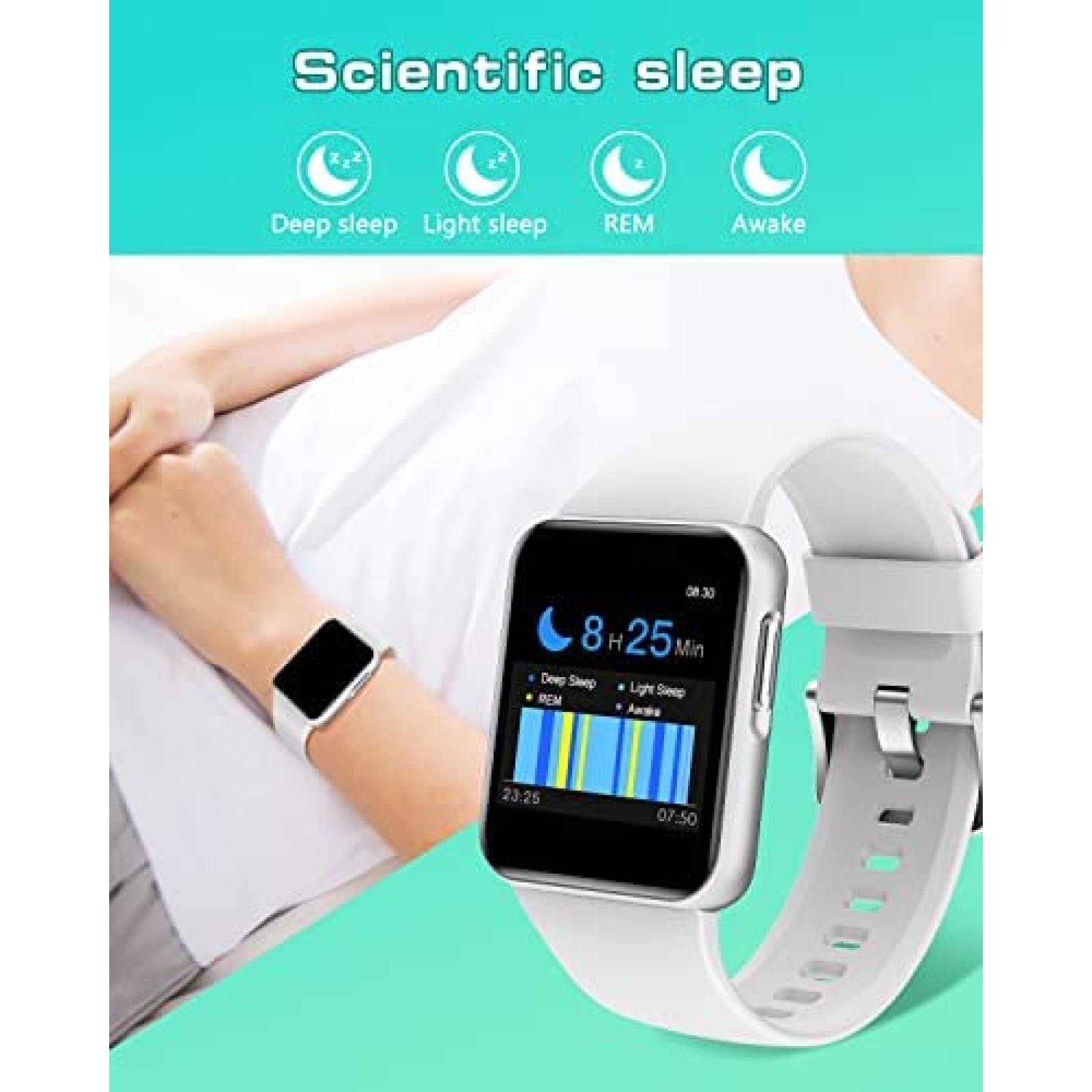 Smartwatch GRV 1.4'' HD Tactil IP68 con HR/SpO2 -Gris