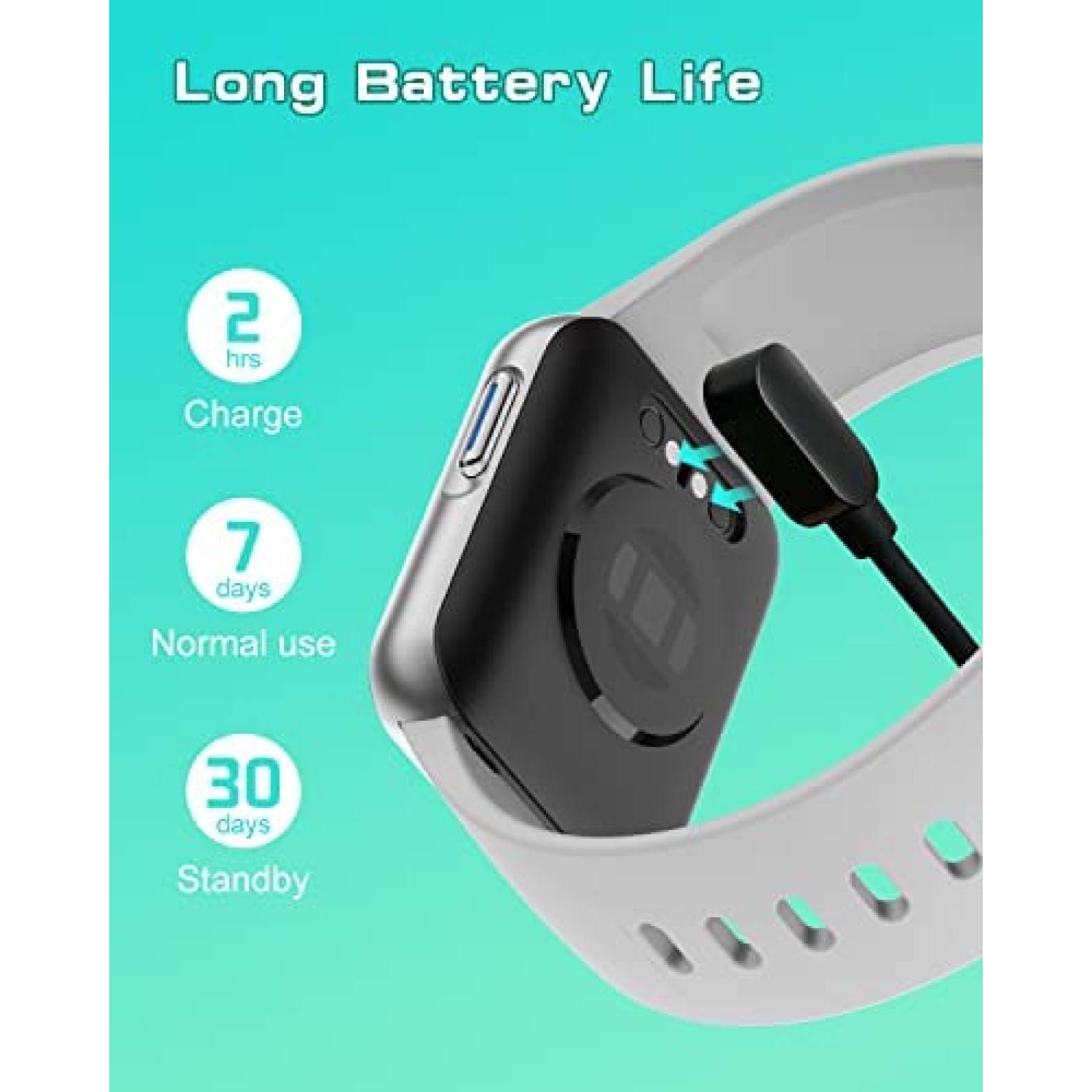 Smartwatch GRV 1.4'' HD Tactil IP68 con HR/SpO2 -Gris
