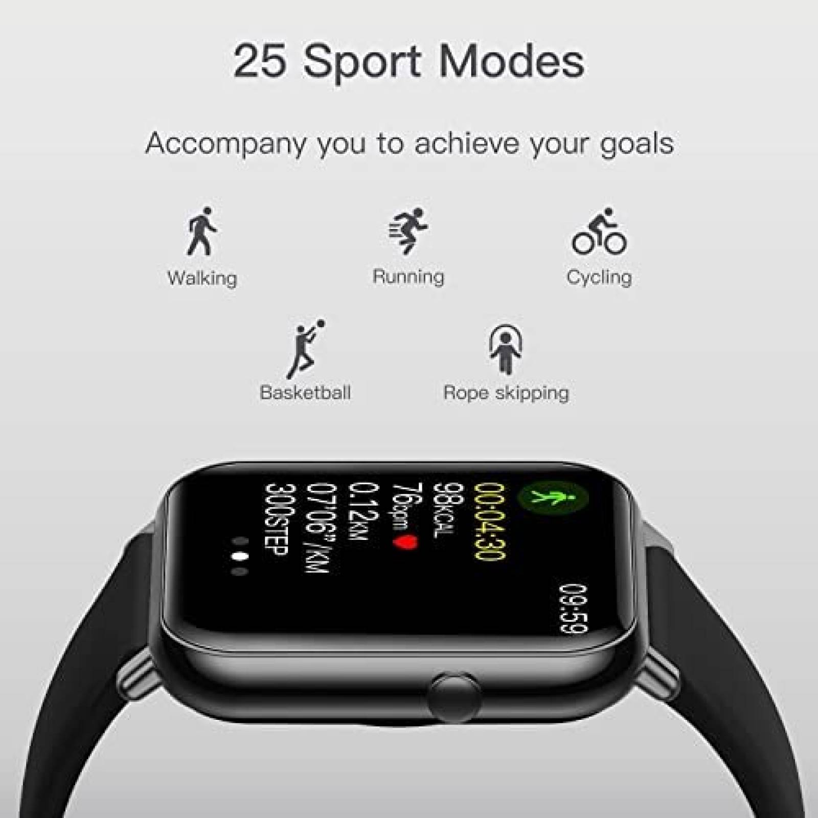 Smart Watch ZILSPY Rastreador De Actividad Fisica 1.69''