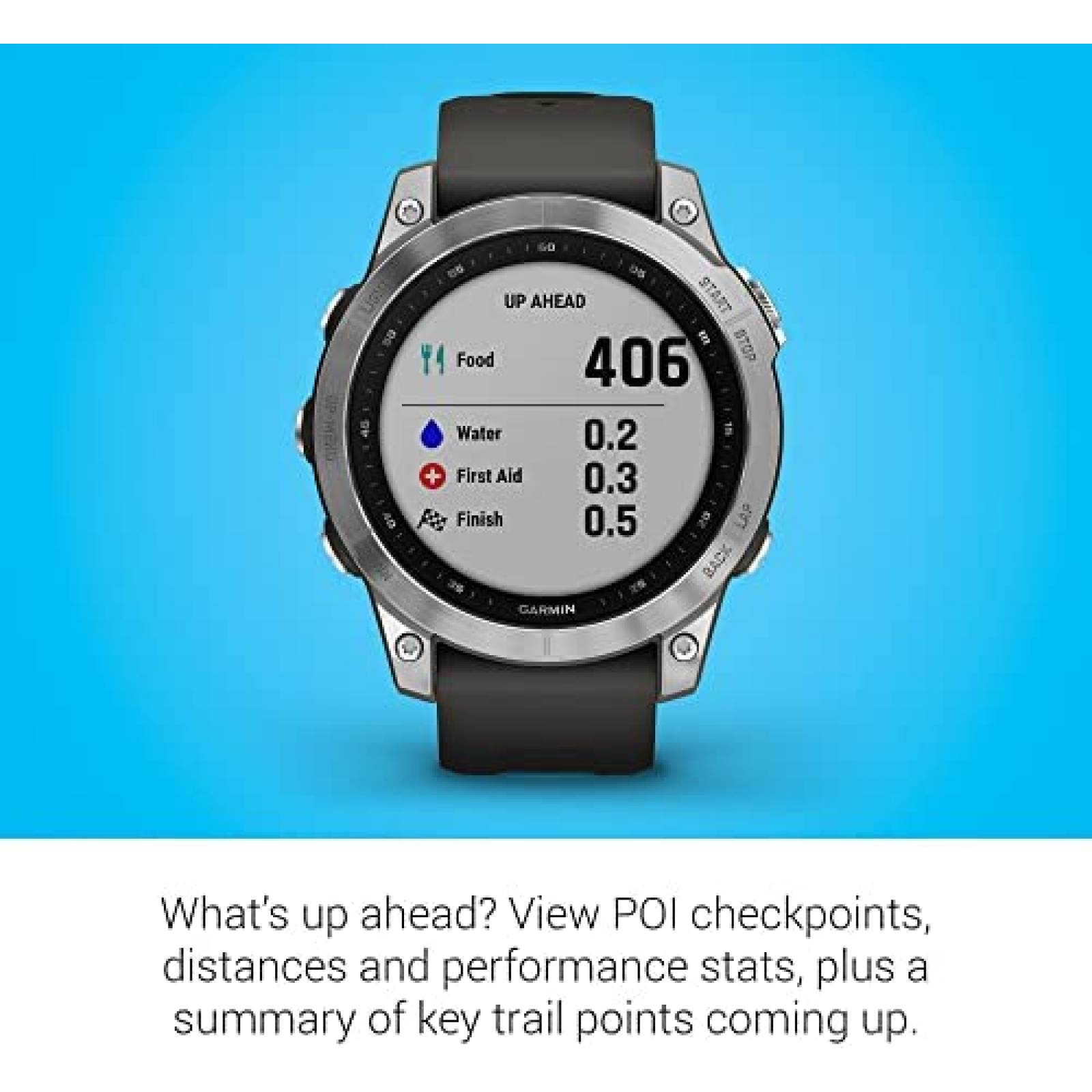 Smartwatch Garmin fenix 7 con GPS Pantalla Tactil -Gris