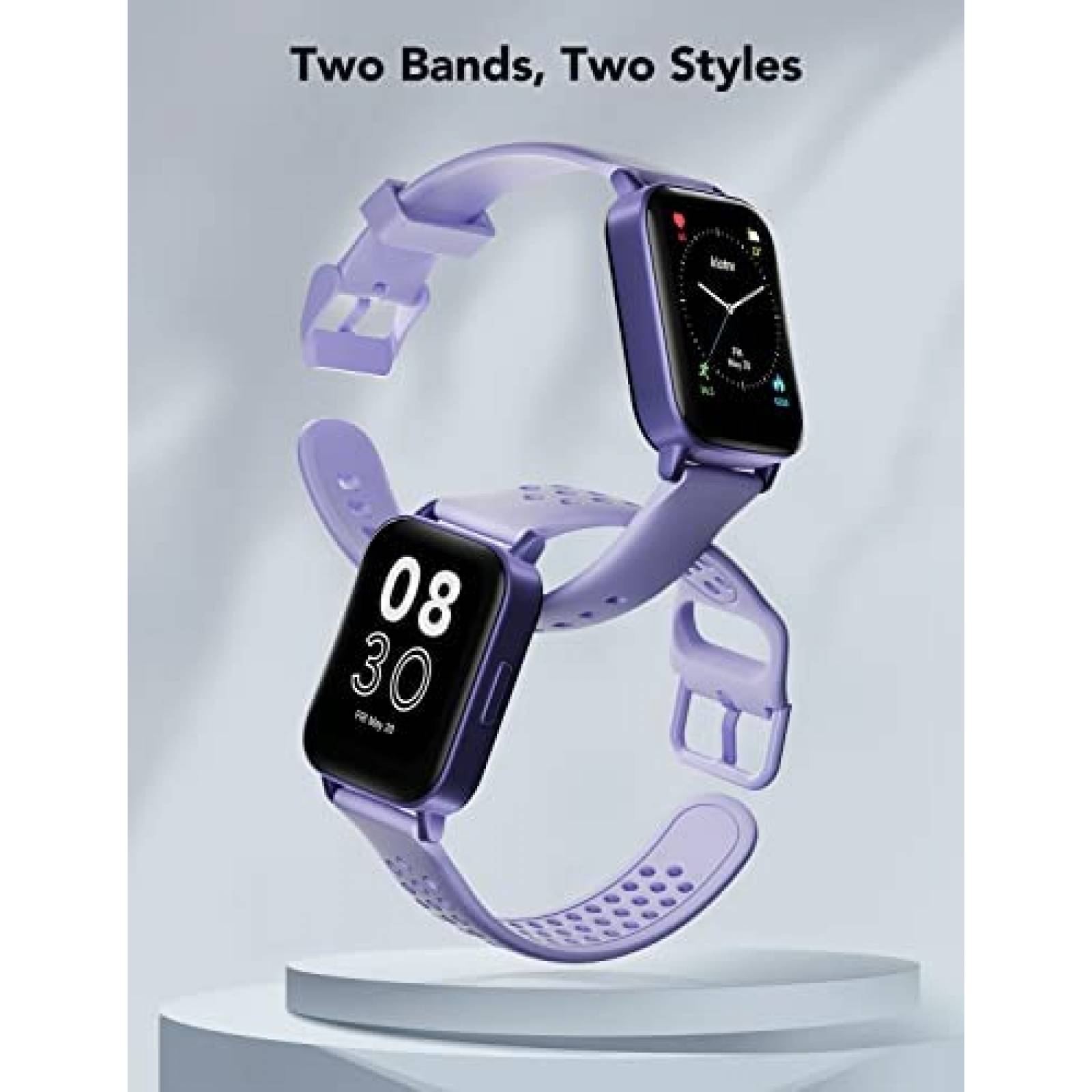 Smartwatch Klatre 1.69'' 5 ATM + 24 Modos Sport -Morado