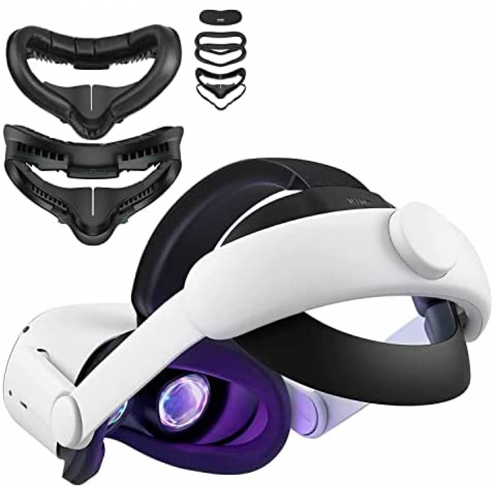 Protector Facial KIWI para Oculus/Meta Quest 2 -Negro
