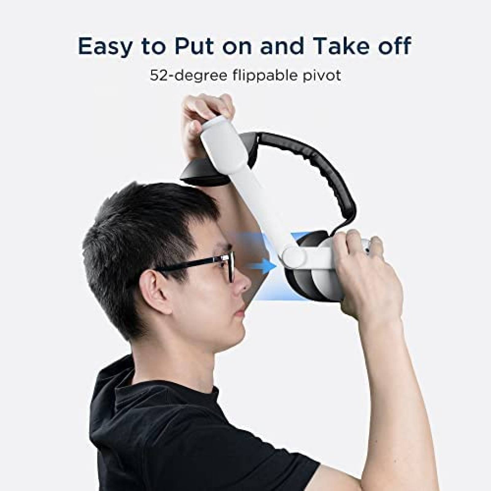 Protector Facial KIWI para Oculus/Meta Quest 2 -Negro