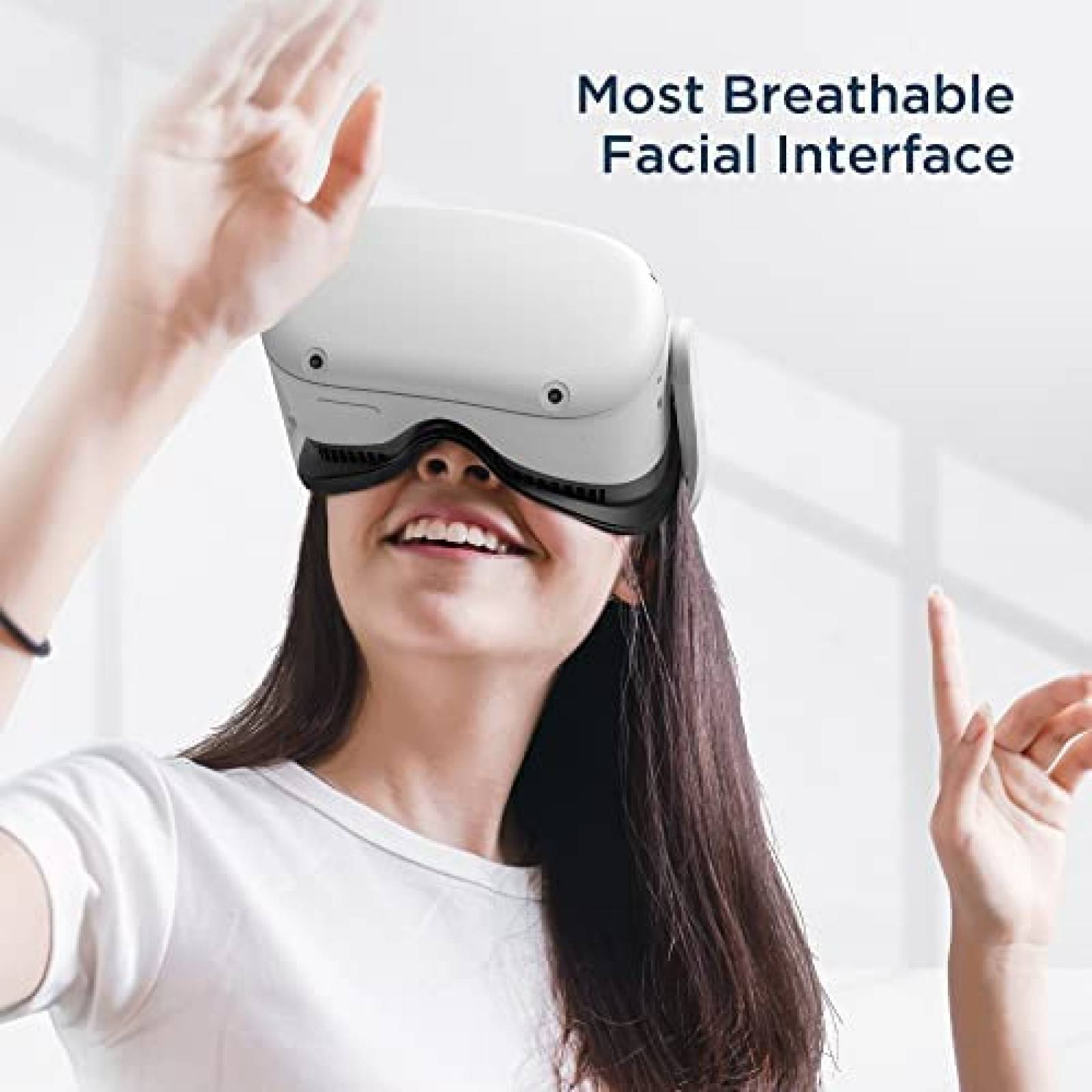 Protector Facial KIWI para Oculus/Meta Quest 2 -Negro