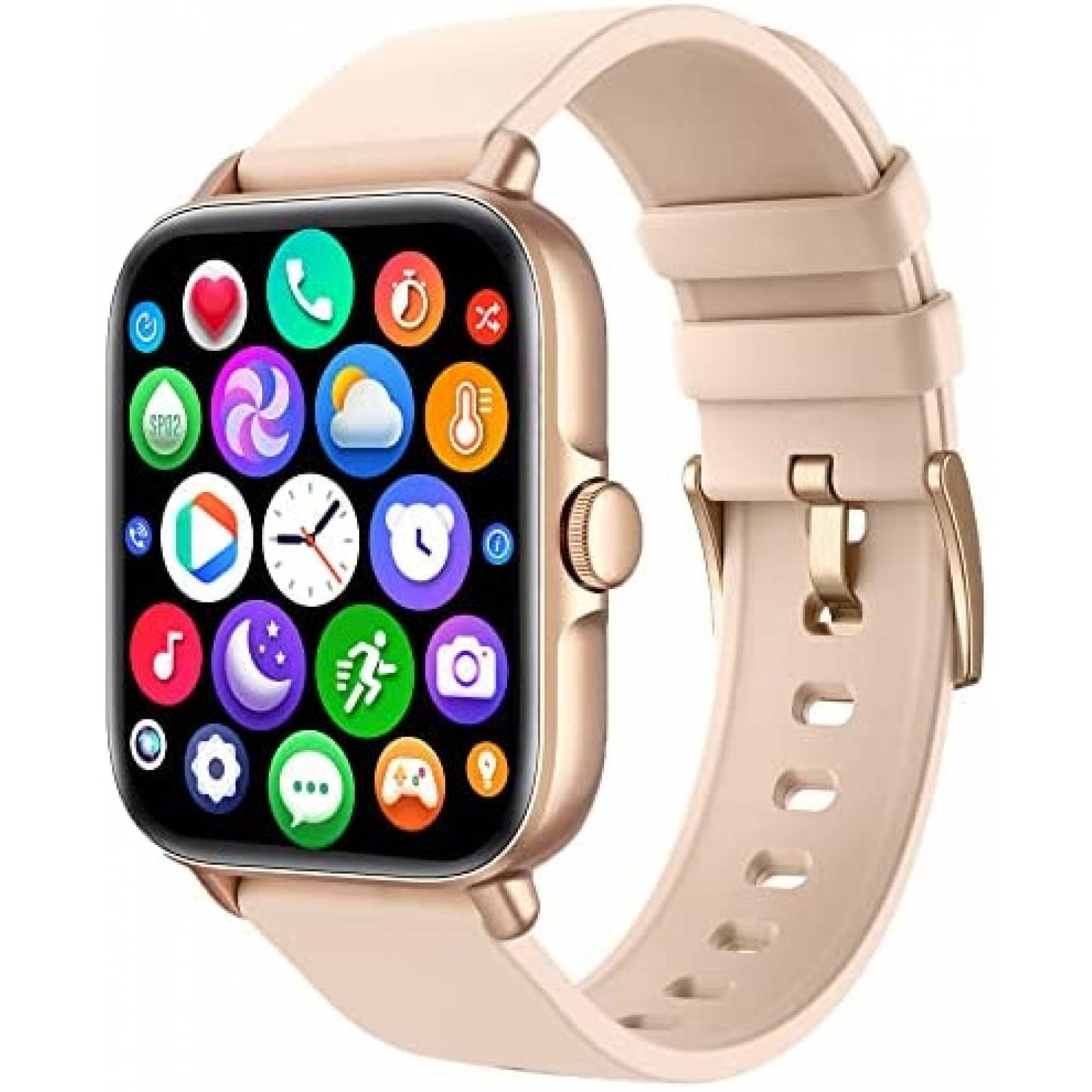 Smartwatch Fitness WZWNEER de 1.7'' Comp. IOS/Android -Rosa