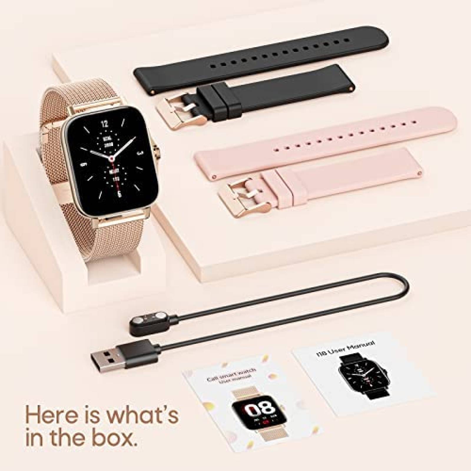 Smartwatch ZKCREATION 1.69'' Bluetooth Comp. Android/IOS