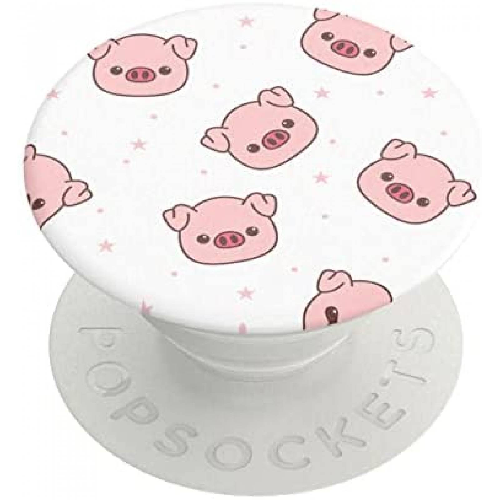 PopSocket PopSockets 804855 PopGrip Cerdito Soporte -Blanco