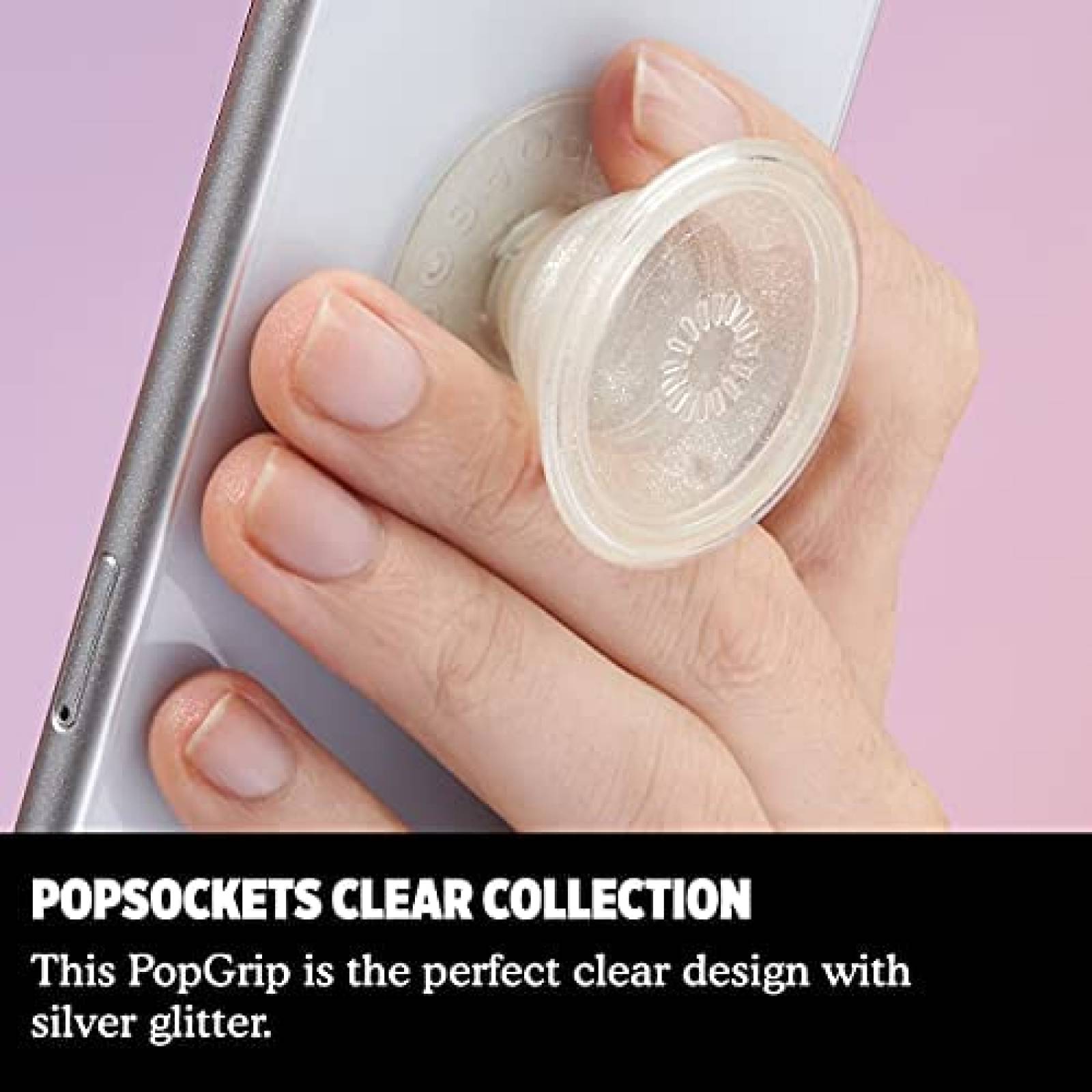 Soporte de Agarre PopSockets para Celular -Transparente
