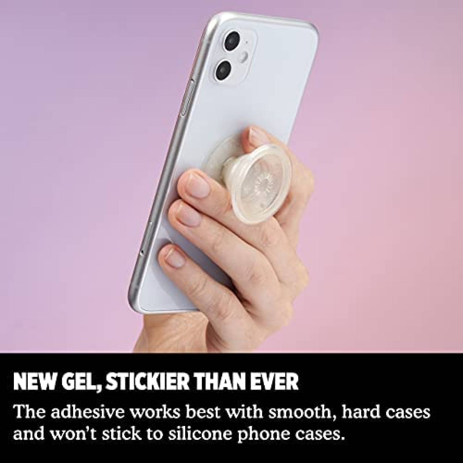 Soporte de Agarre PopSockets para Celular -Transparente