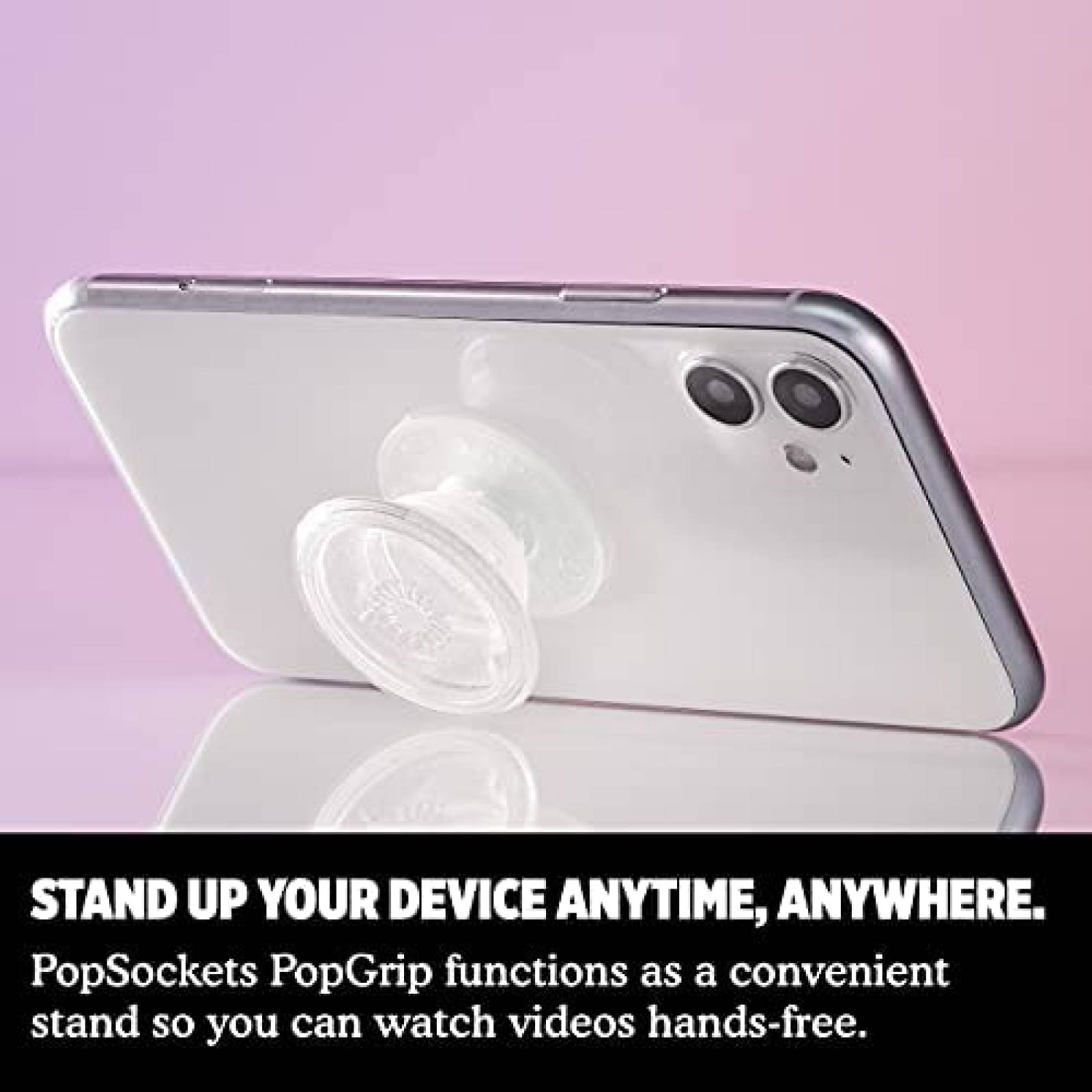 Soporte de Agarre PopSockets para Celular -Transparente