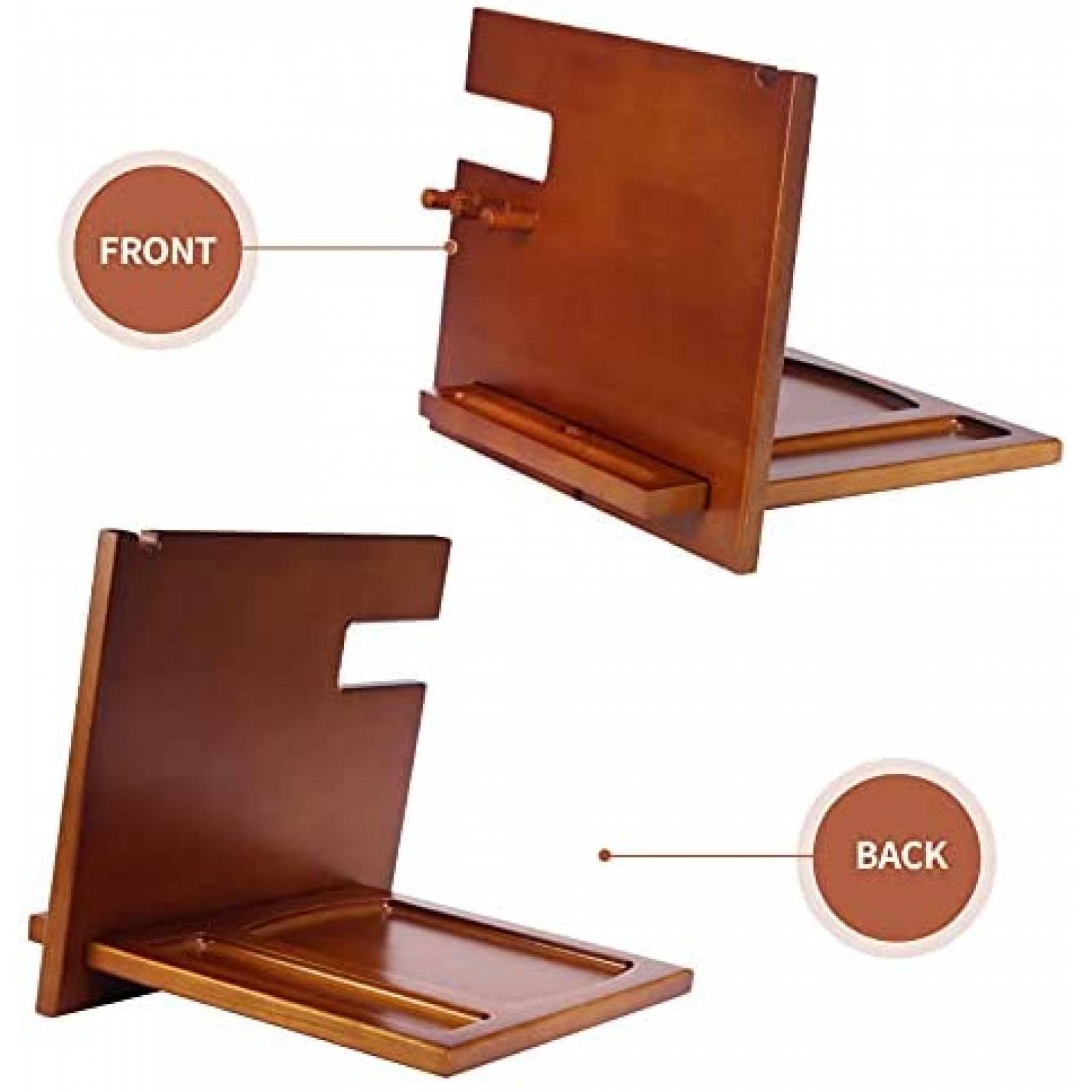 Estación de acoplamiento Foonii de madera organizador -Cafe