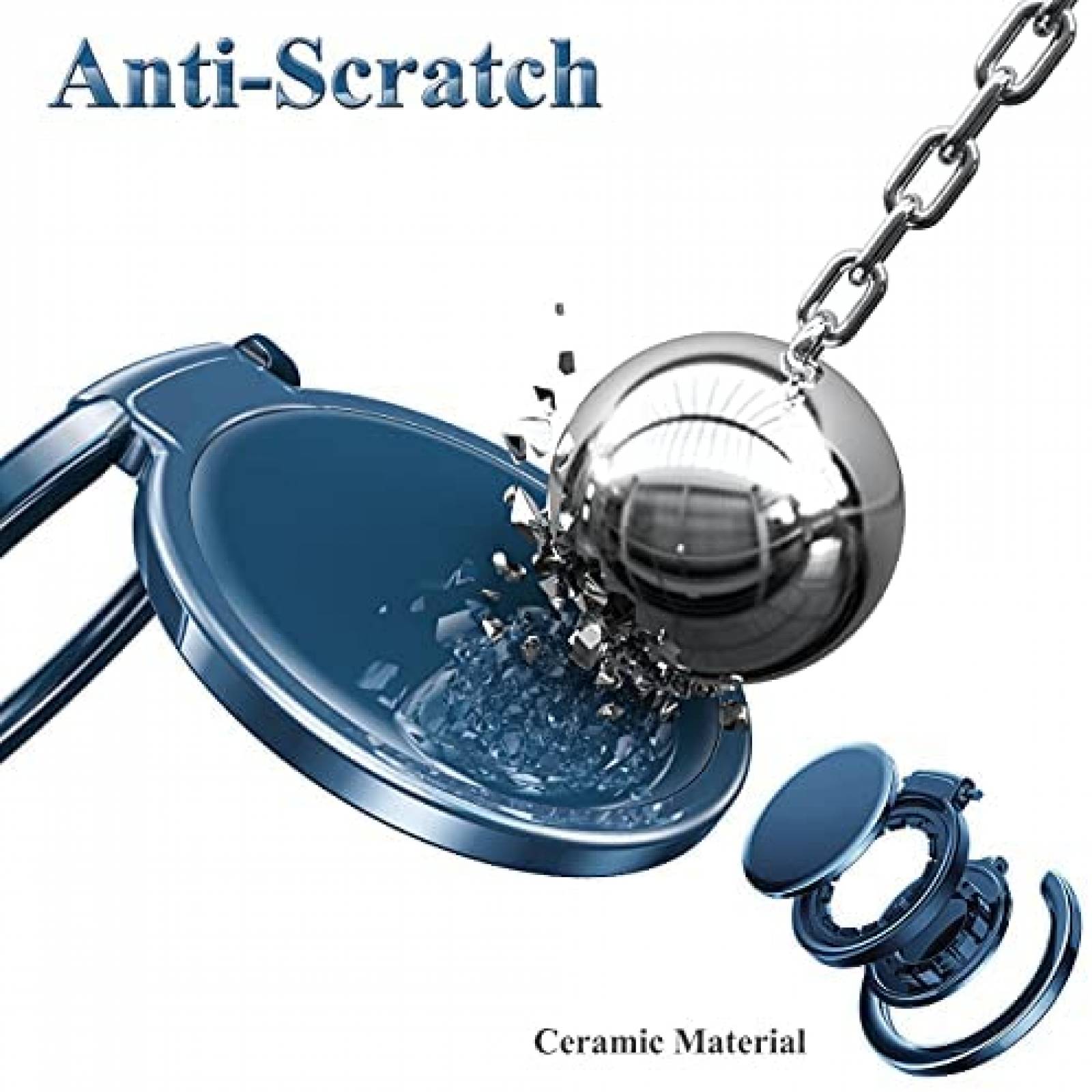 Agarradera para smartphone ESamcore ultra delgado -Azul