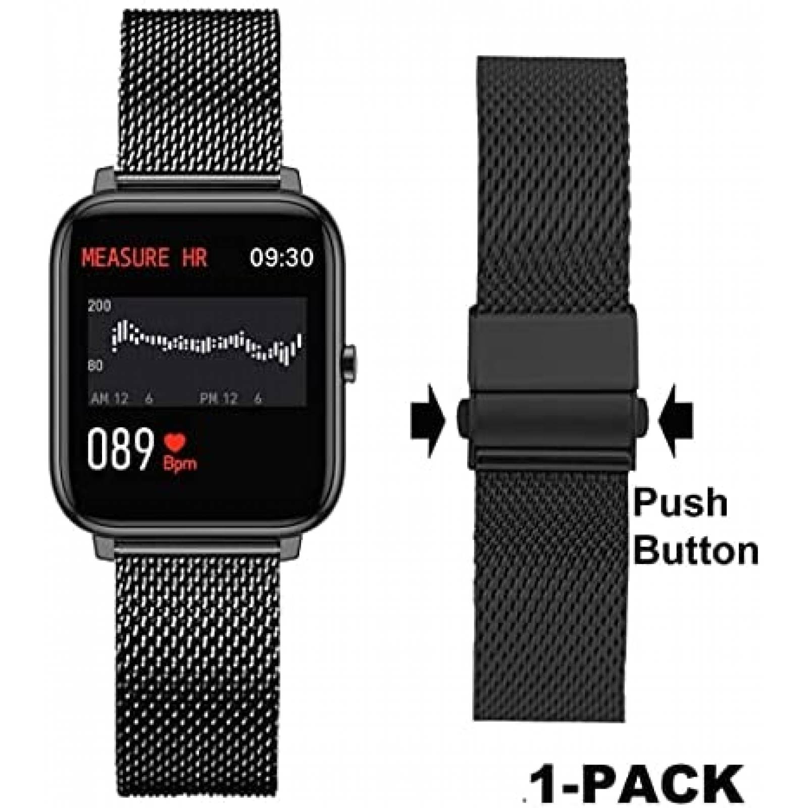 Correa smartwatch smaate Hero Band III Donerton 6.4-8.9"