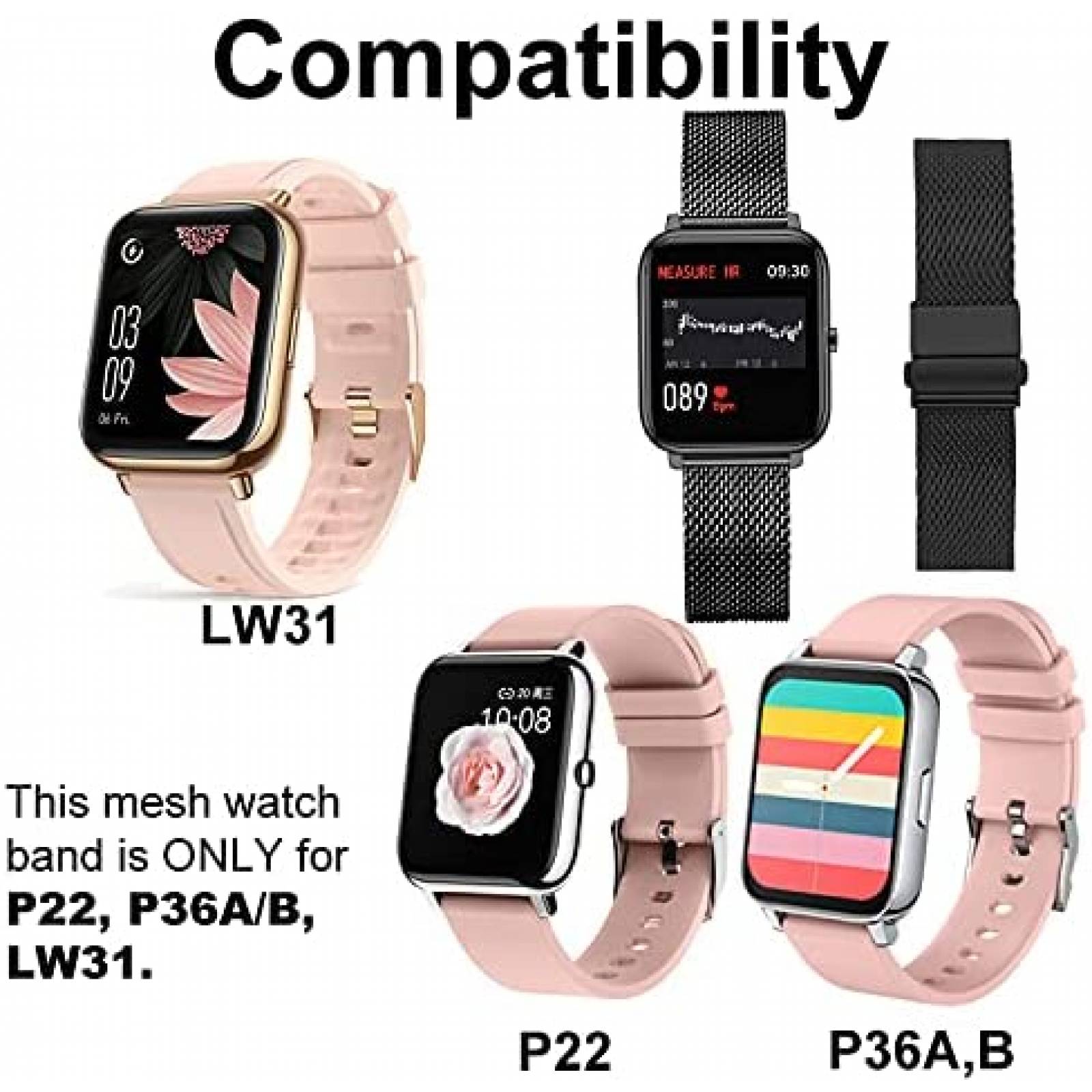 Correa smartwatch smaate Hero Band III Donerton 6.4-8.9"