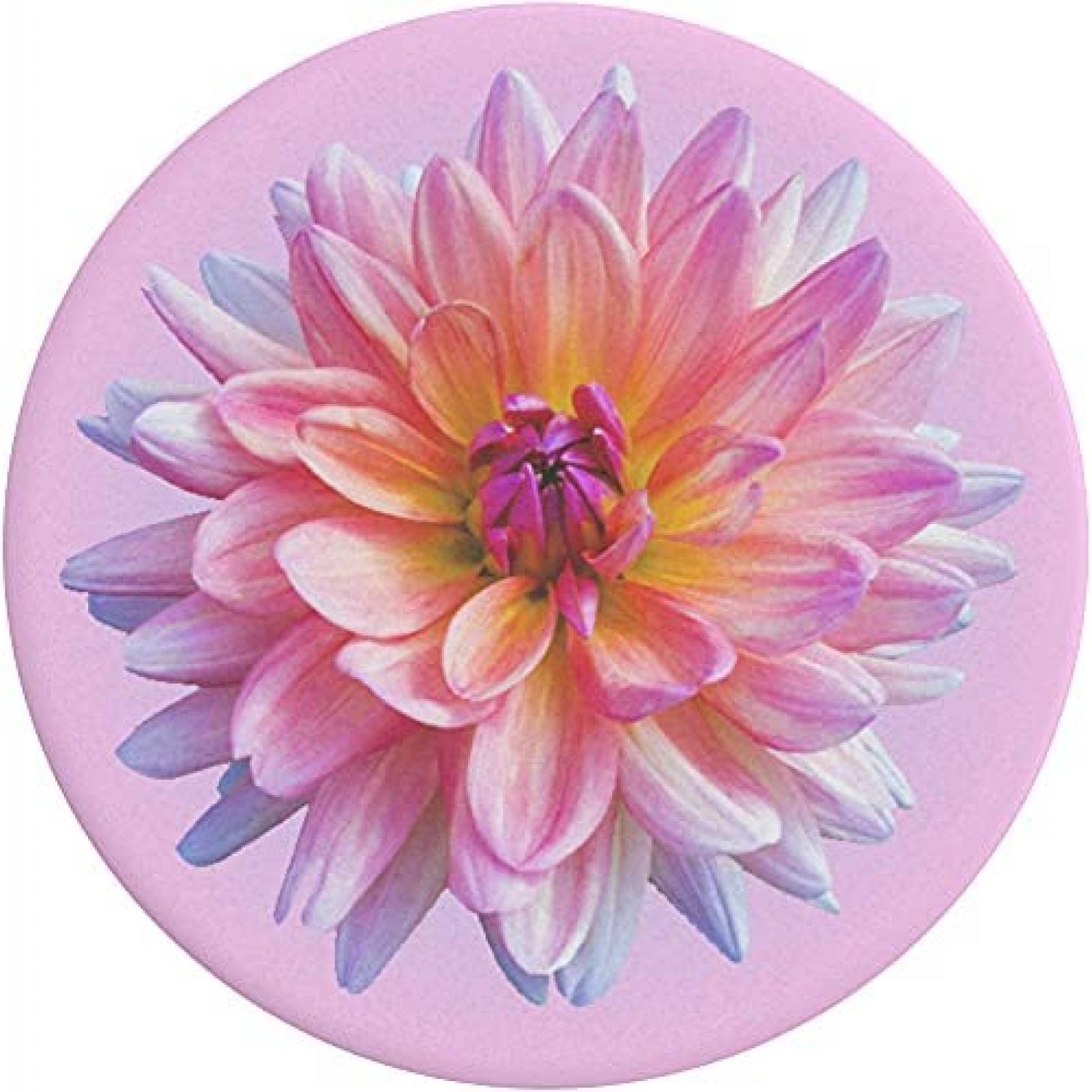 Soporte PopSockets Dahlia Icon Expandible Intercambiale-Rosa