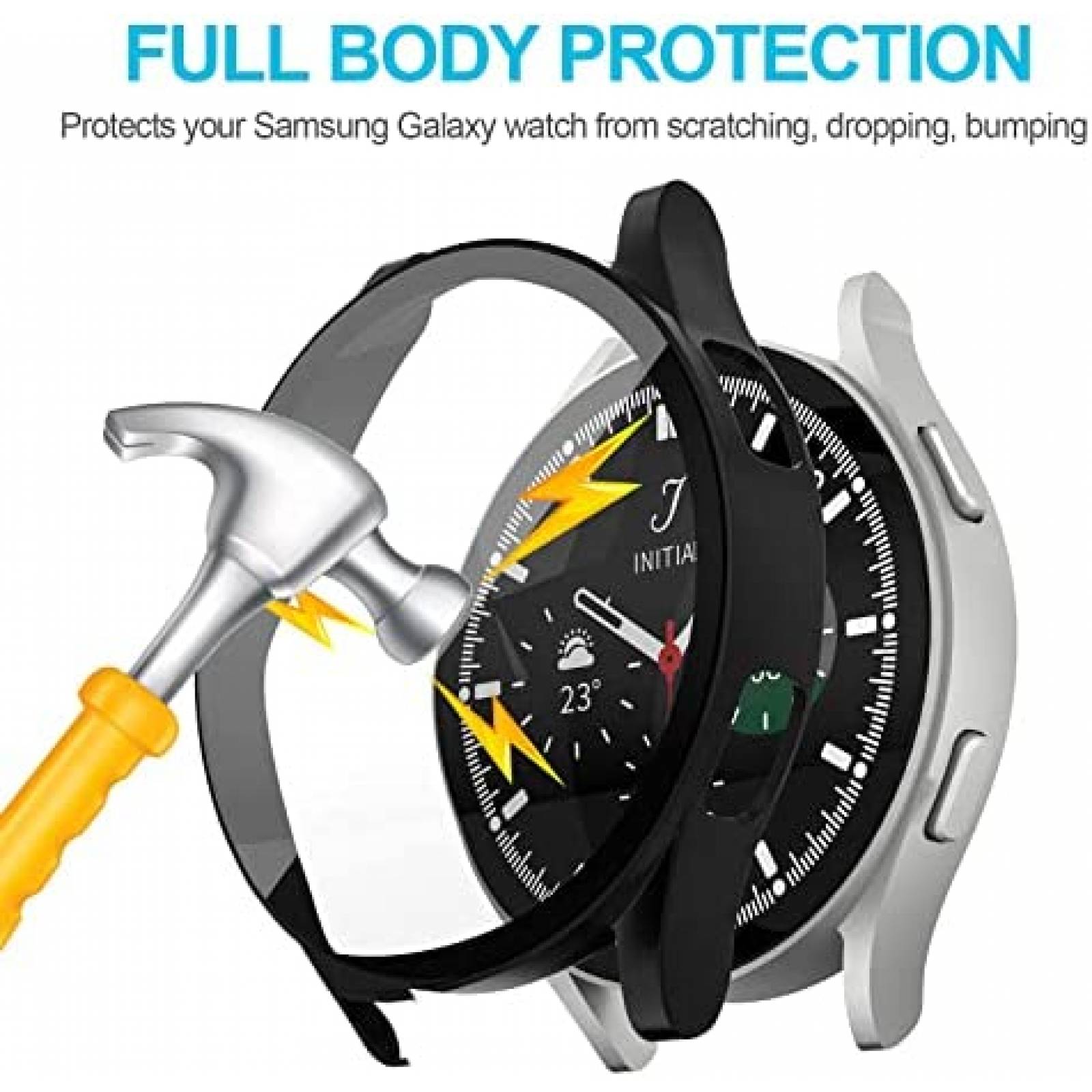 Protector Wiki VALLEY 2 Pzs Compatible Con Galaxy Watch 4