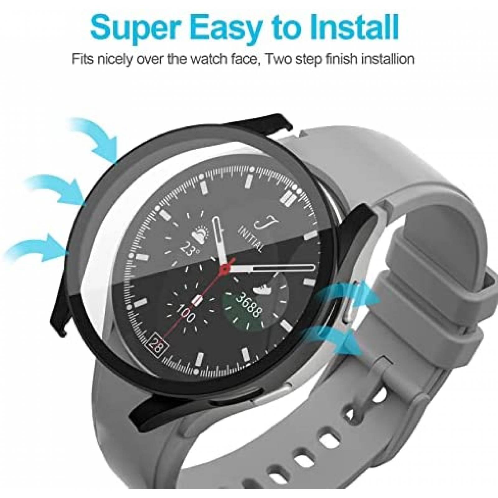 Protector Wiki VALLEY 2 Pzs Compatible Con Galaxy Watch 4