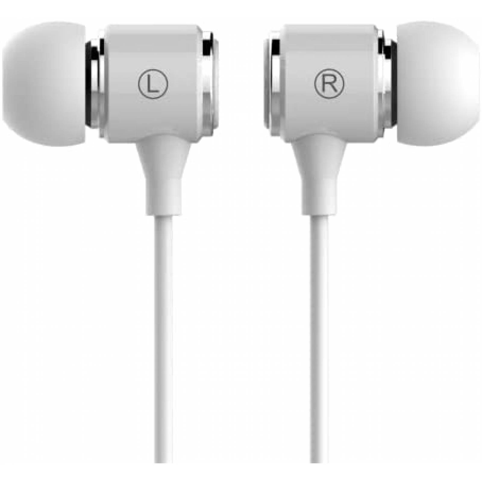 Audifonos con Microfono 100SEASHELL de jack 3.5mm -Blanco