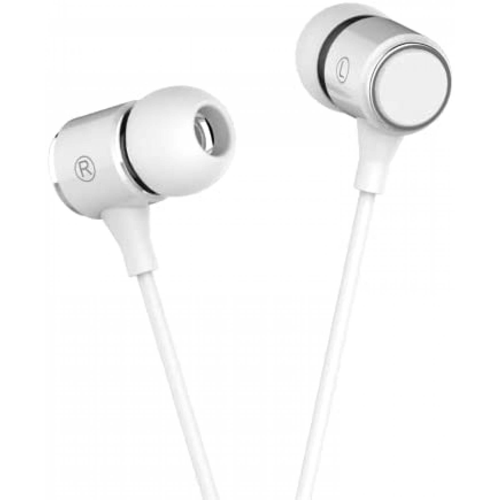 Audifonos con Microfono 100SEASHELL de jack 3.5mm -Blanco