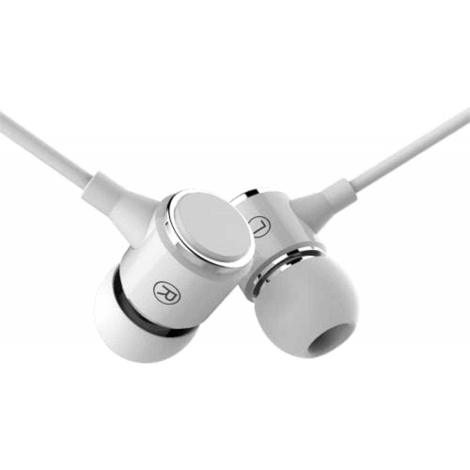 Audifonos con Microfono 100SEASHELL de jack 3.5mm -Blanco