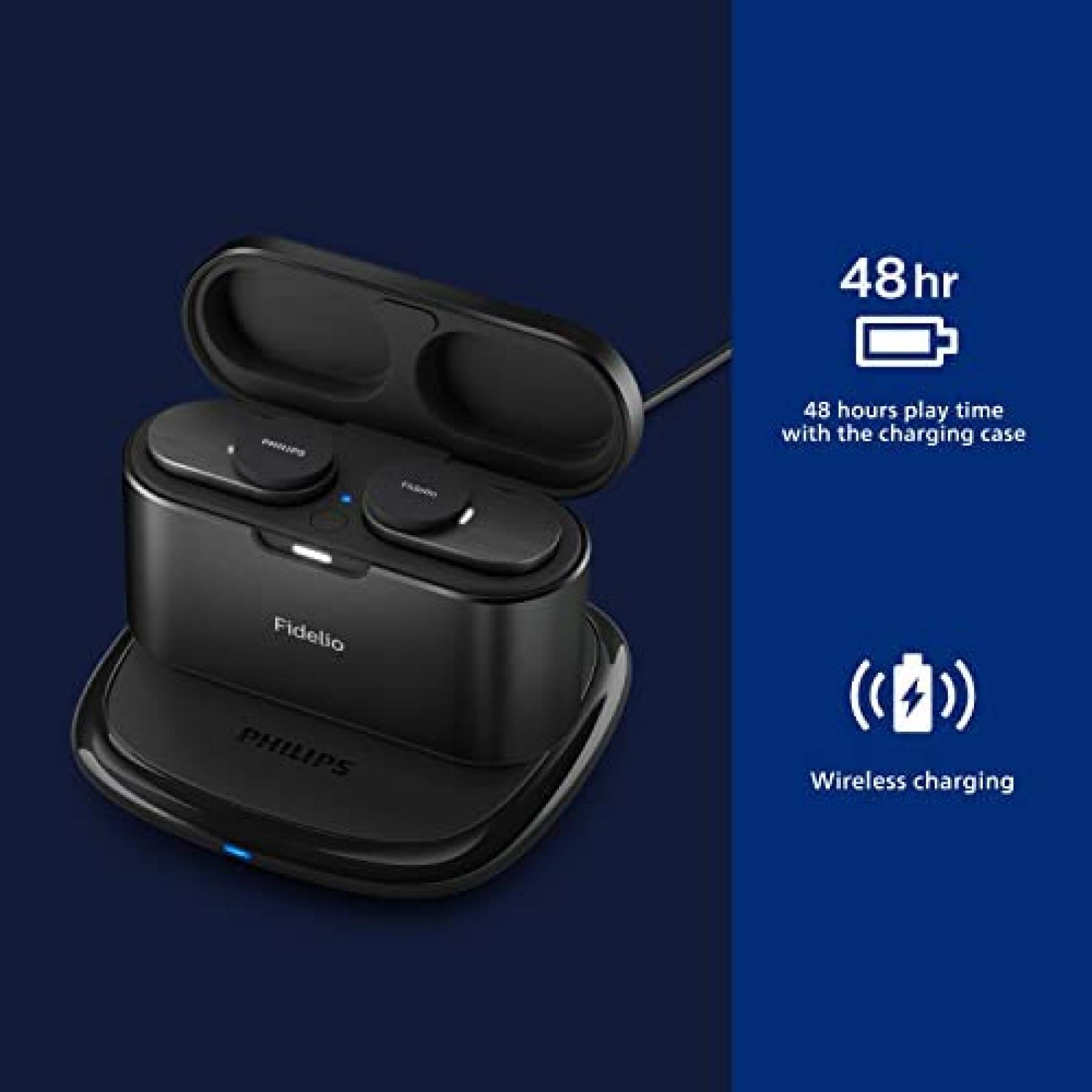 Auriculares Bluetooth Philips Fidelio T1 de 35H -Negro