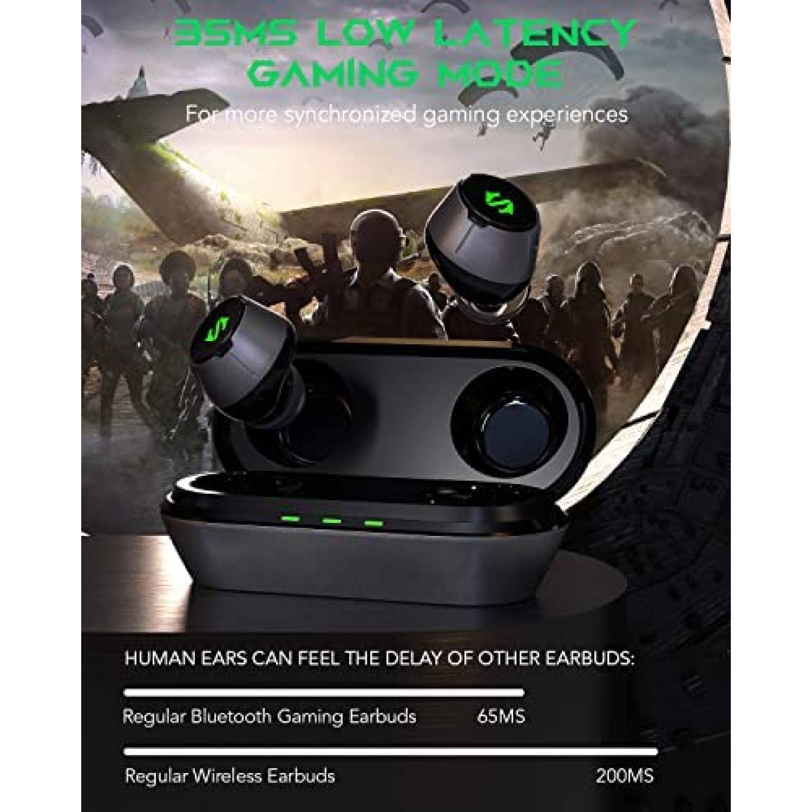 Auriculares Bluetoot Black Shark Lucifer T4 -Negro