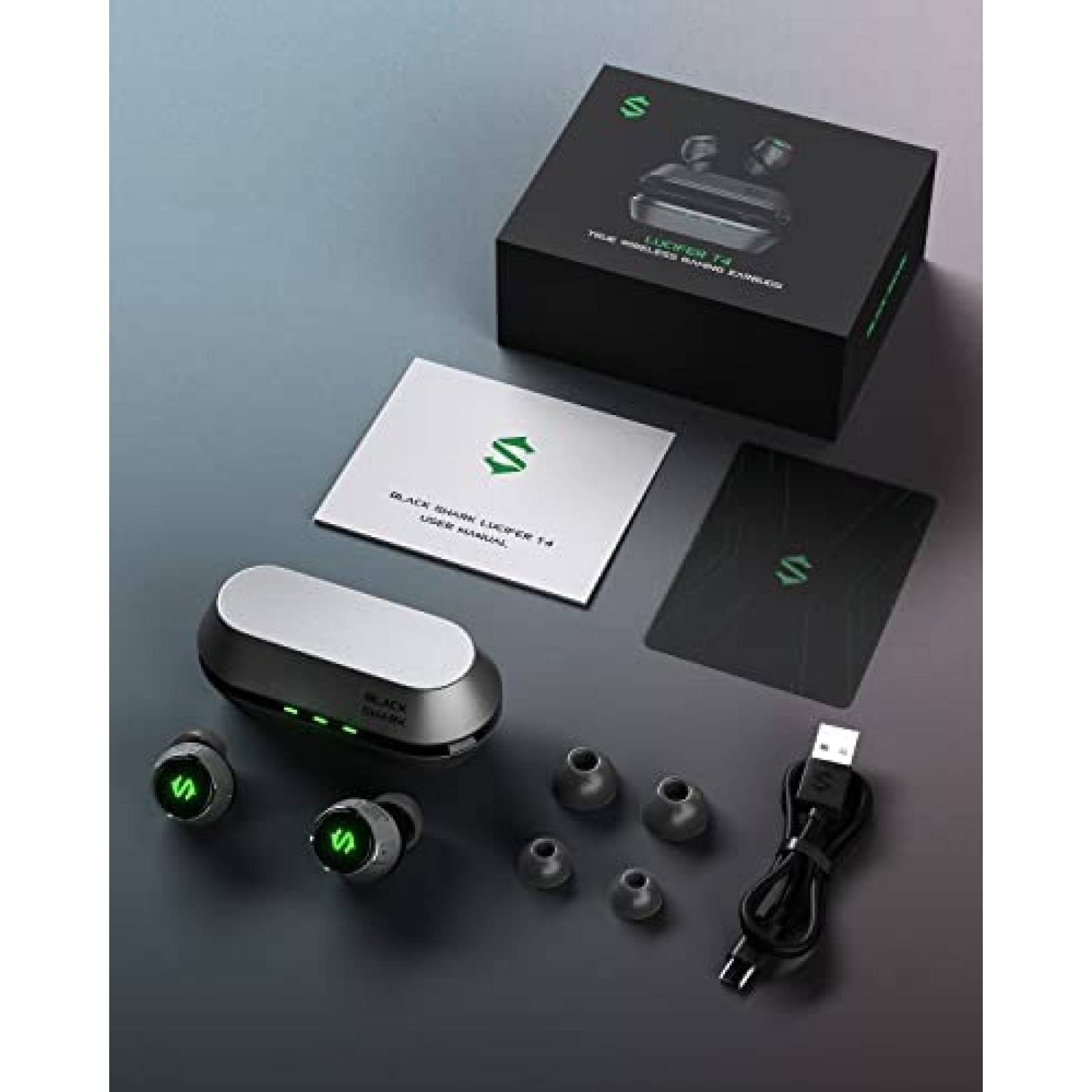 Auriculares Bluetoot Black Shark Lucifer T4 -Negro