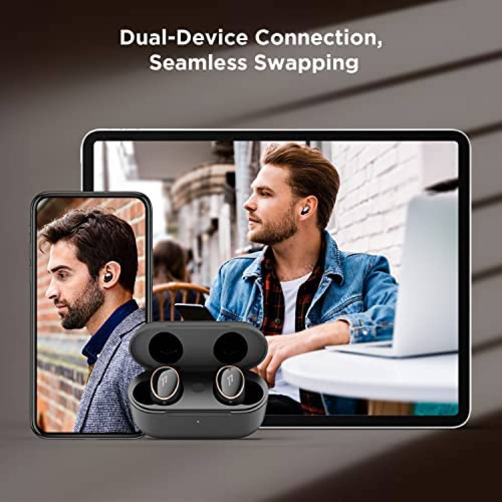 Audifonos 1MORE con Cancelacion de Ruido Bluetooth -Negro