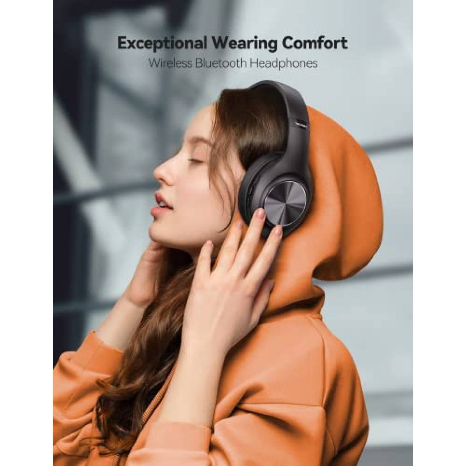 Auriculares TECKNET Inalambricos Plegables con Microfono
