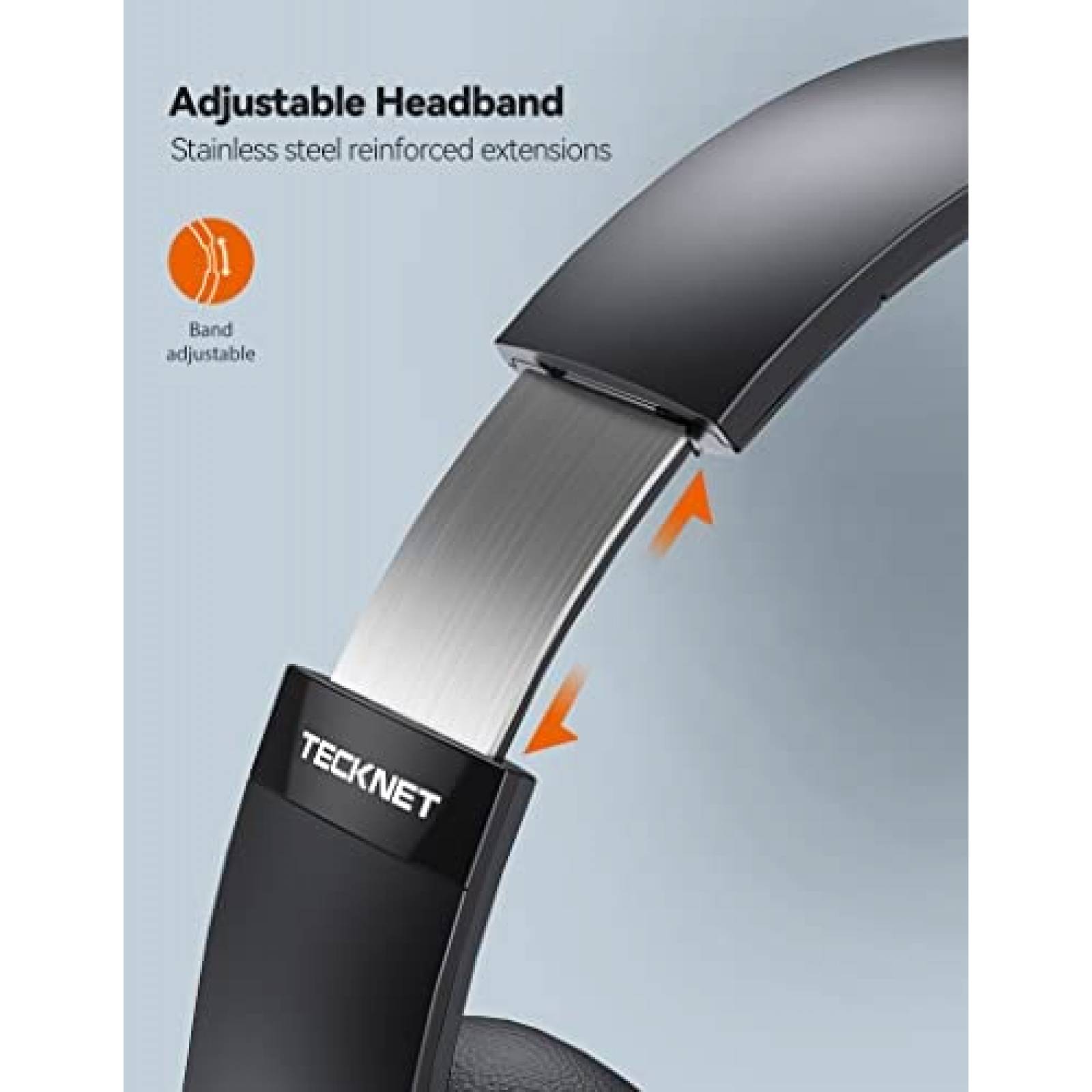 Auriculares TECKNET Inalambricos Plegables con Microfono