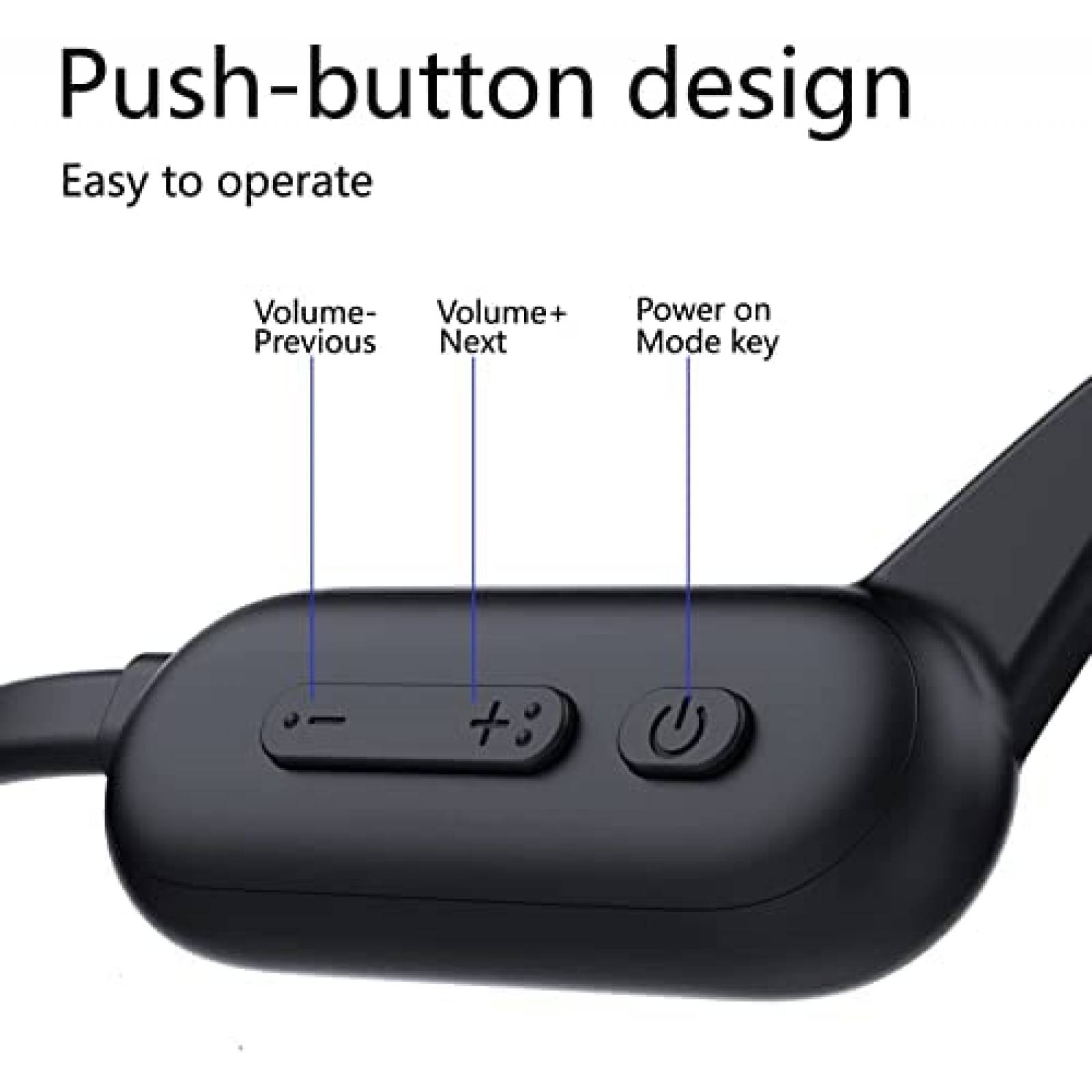 Audifonos Bluetooth de Cuello Pinetree IPX8 -Negro