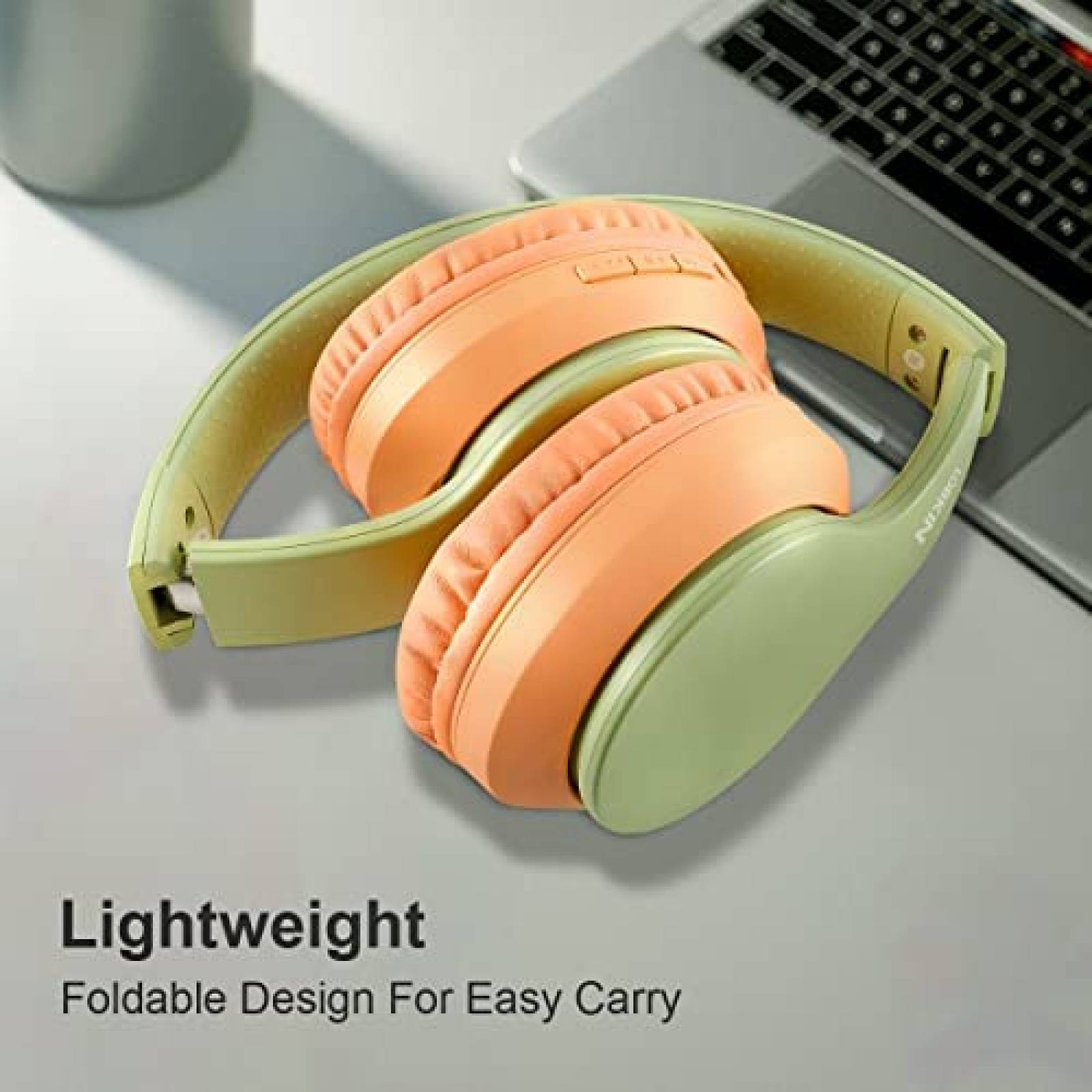 Audifonos de Diadema LOBKIN de 40H Bluetooth -Verde