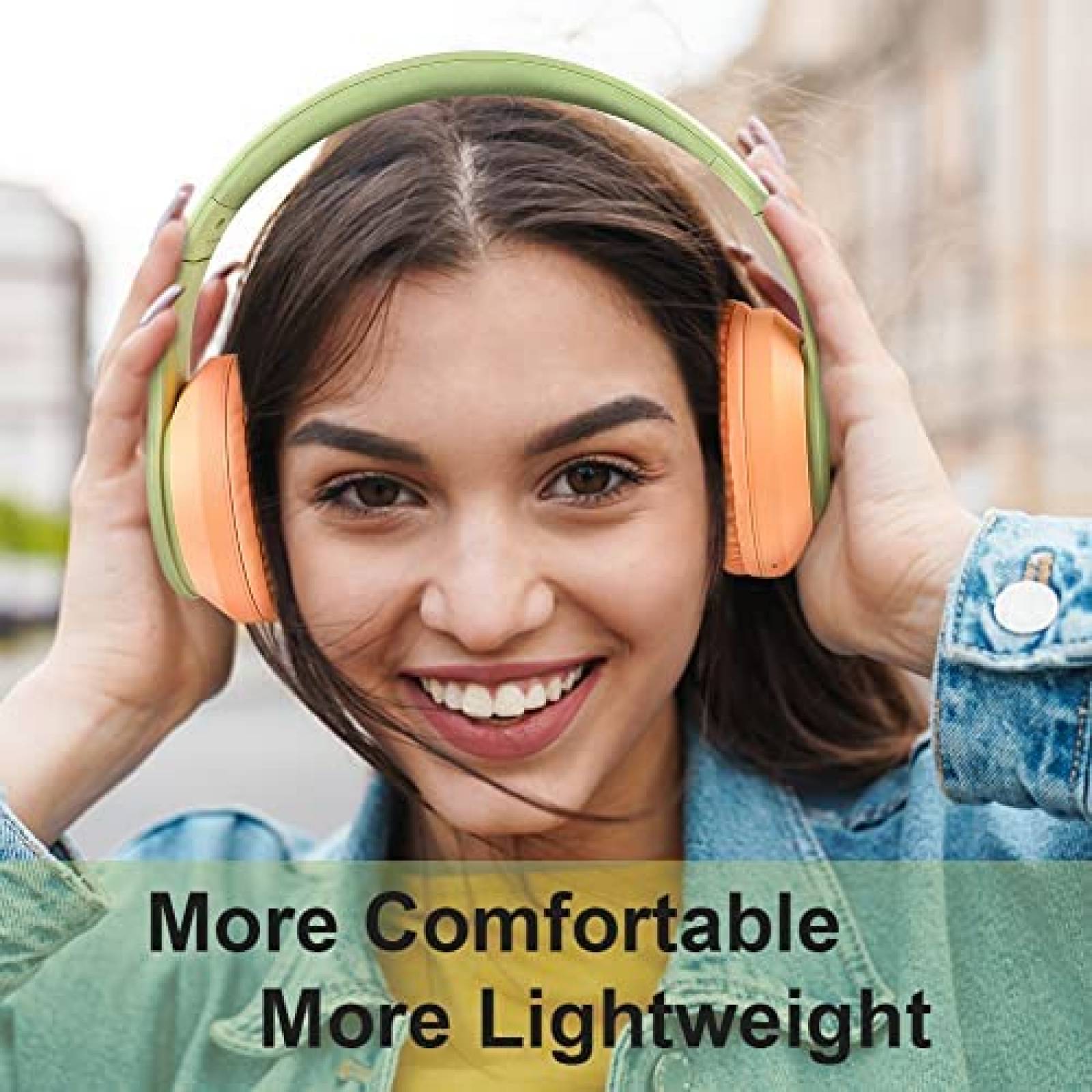 Audifonos de Diadema LOBKIN de 40H Bluetooth -Verde