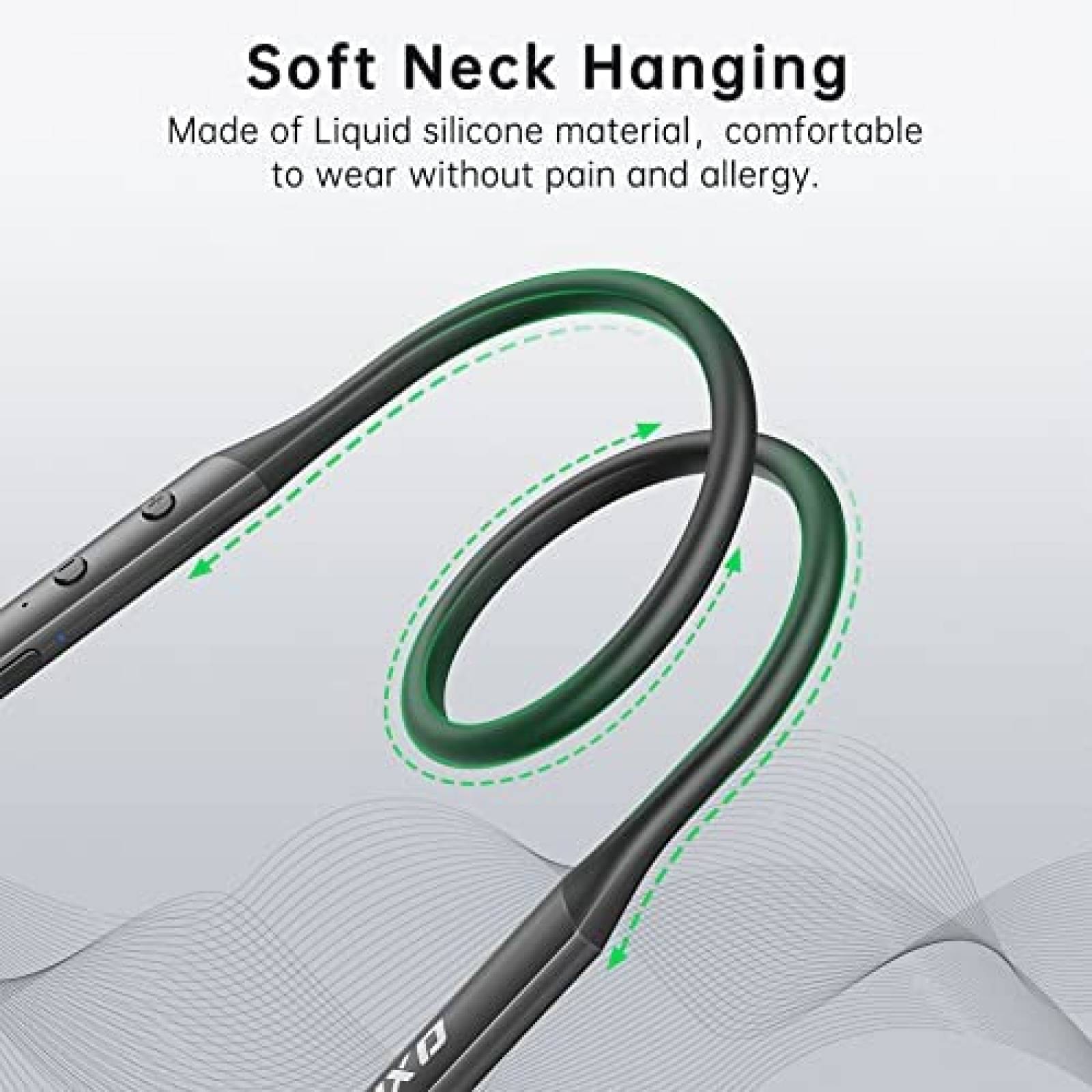 Auriculares UXD con Banda para el Cuello IPX6 Negro