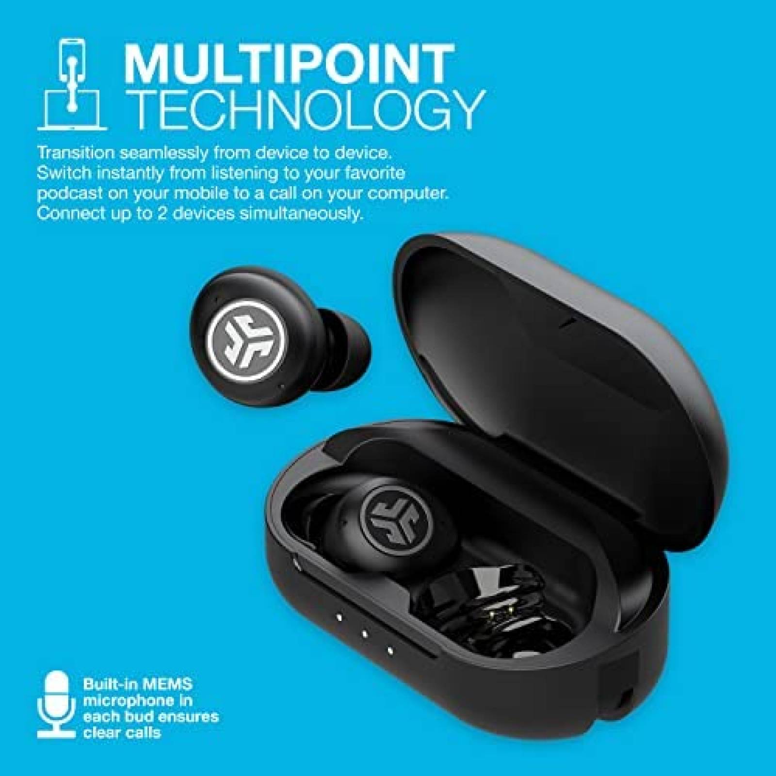 Auriculares JLab JBuds Air Pro Resistencia al Sudor