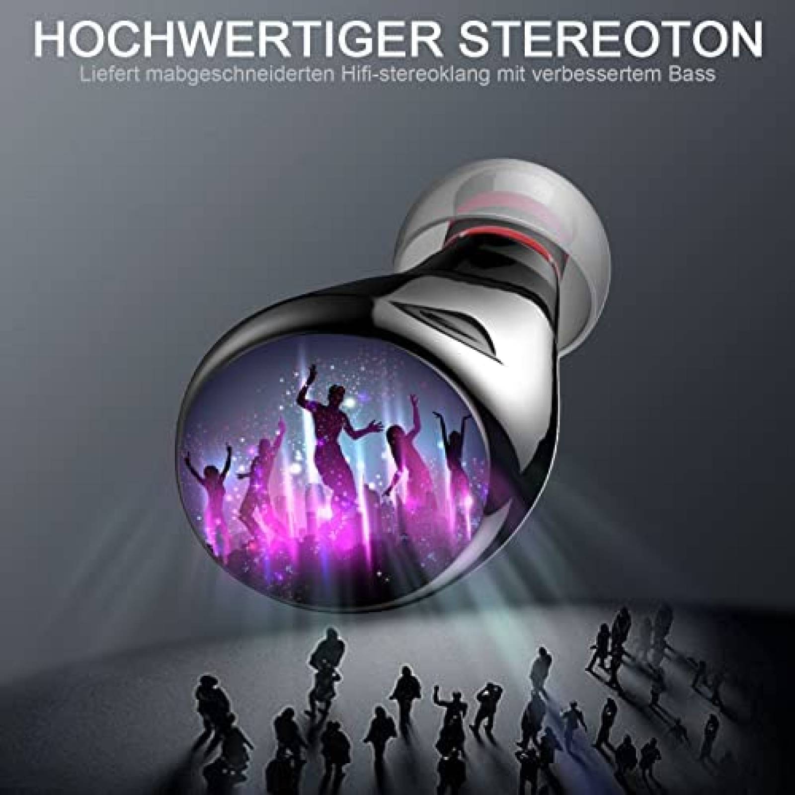 Auriculares Bluetooth Motast Cancelacion De Ruido Estuche