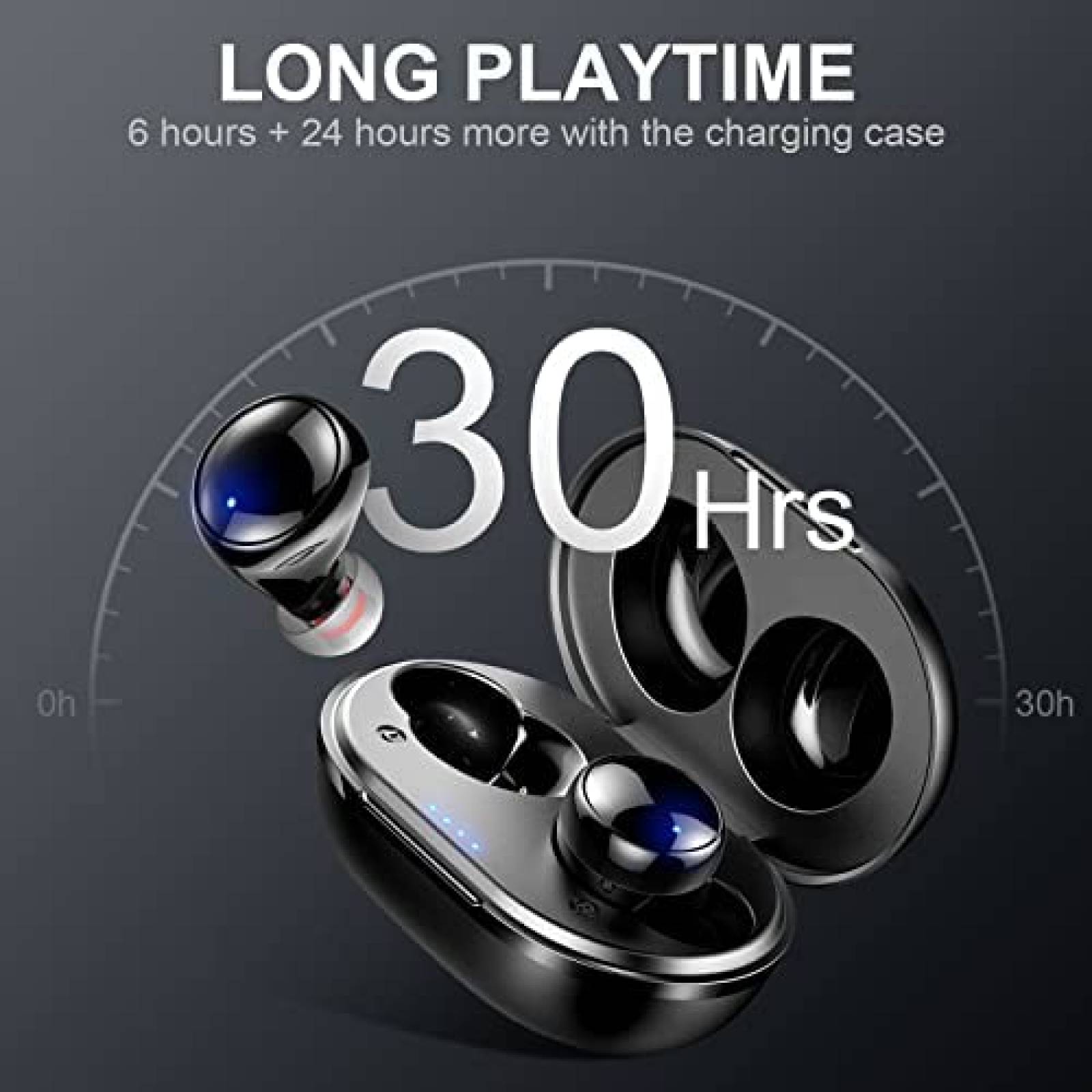 Auriculares Bluetooth Motast Cancelacion De Ruido Estuche