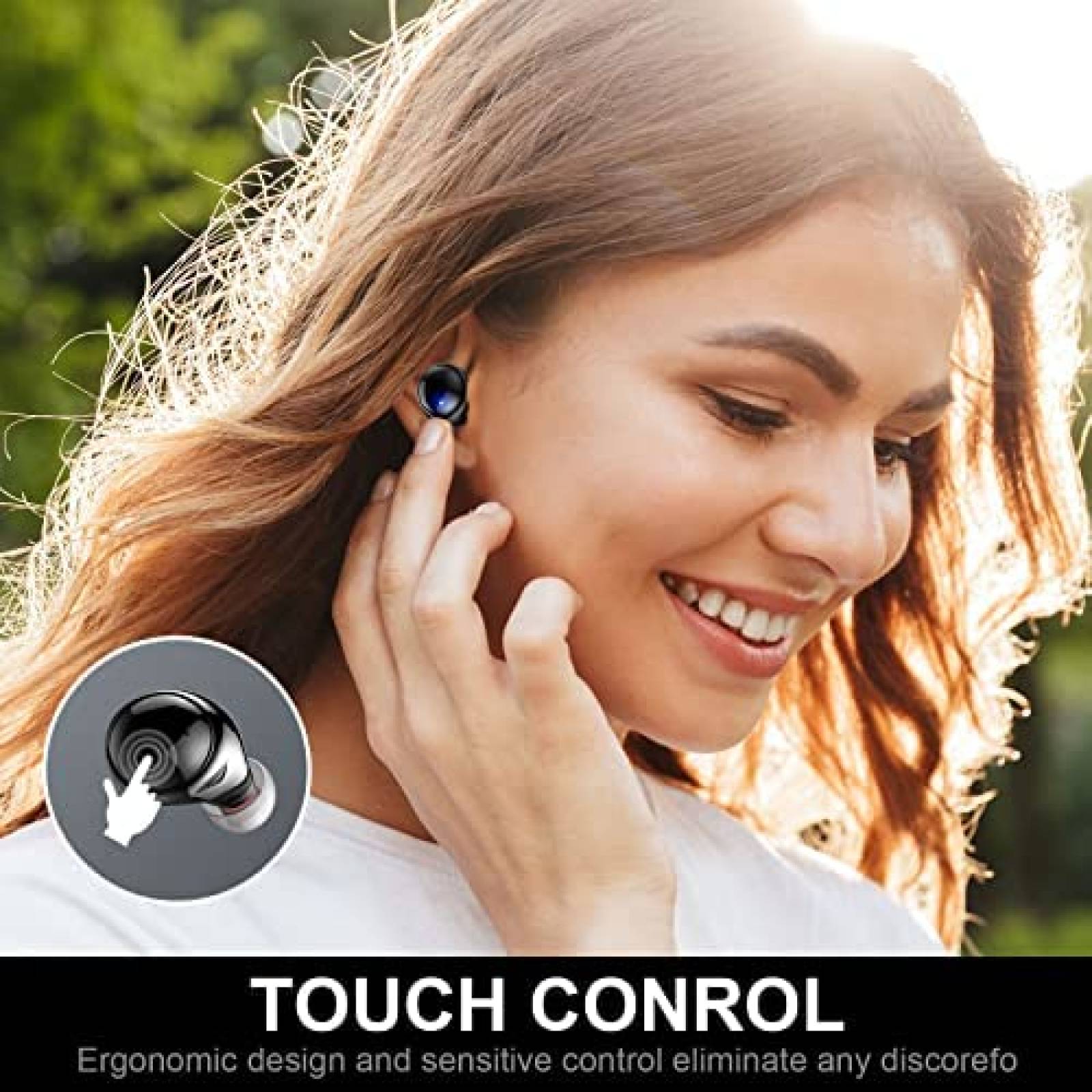 Auriculares Bluetooth Motast Cancelacion De Ruido Estuche