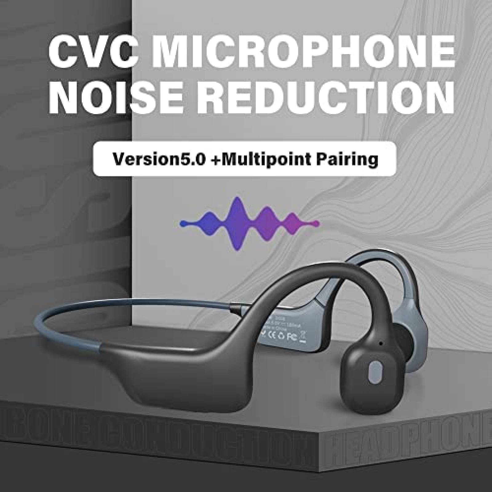 Auriculares De Conduccion osea QoeCyth Resistentes Al Agua