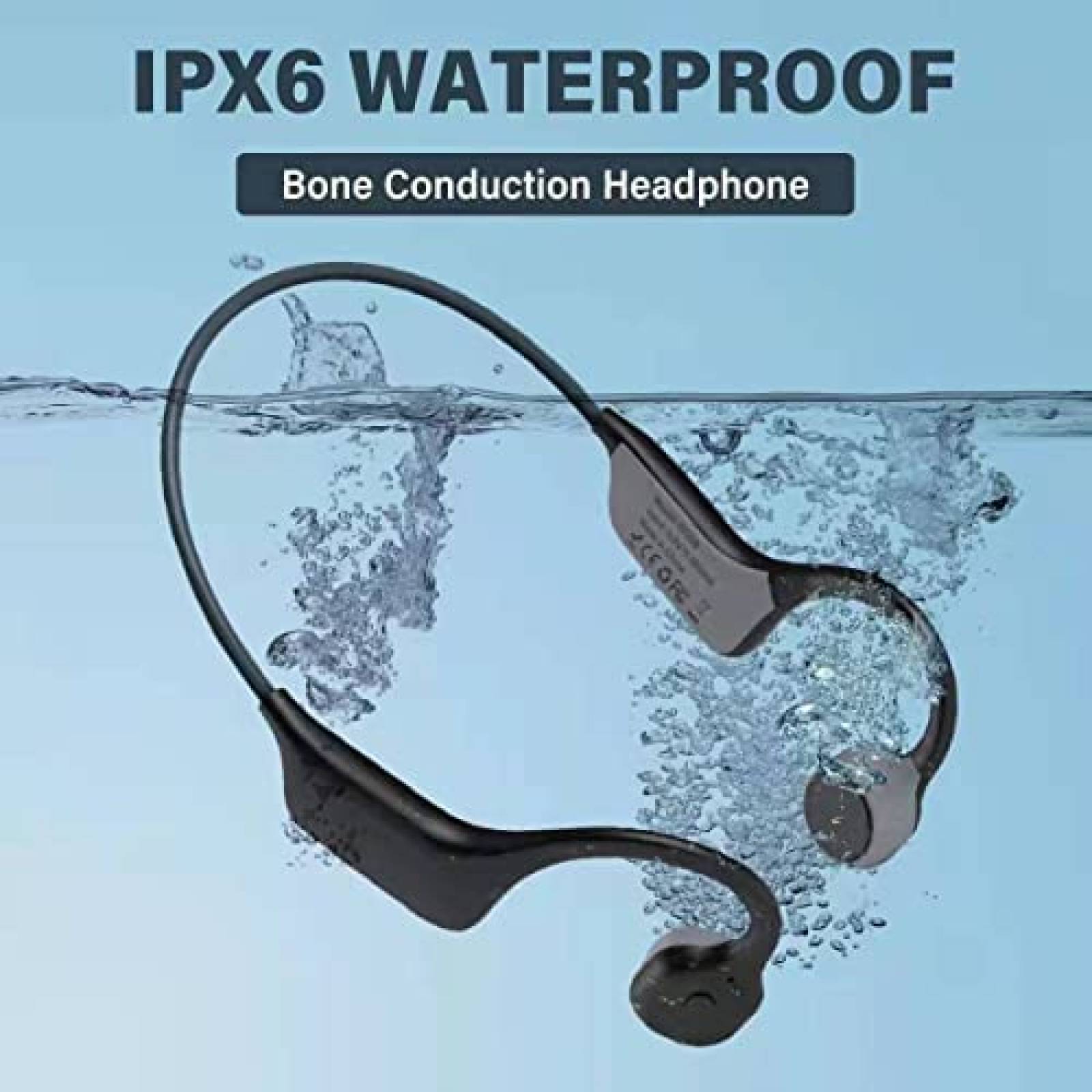 Auriculares De Conduccion osea QoeCyth Resistentes Al Agua