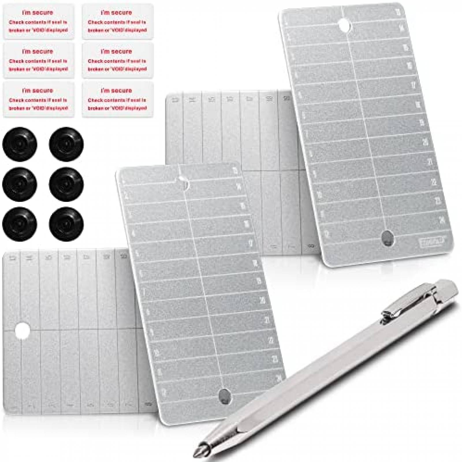 Kit Cartera Bitcoin y Pluma de Grabado CONDOLD 2 pz de Metal