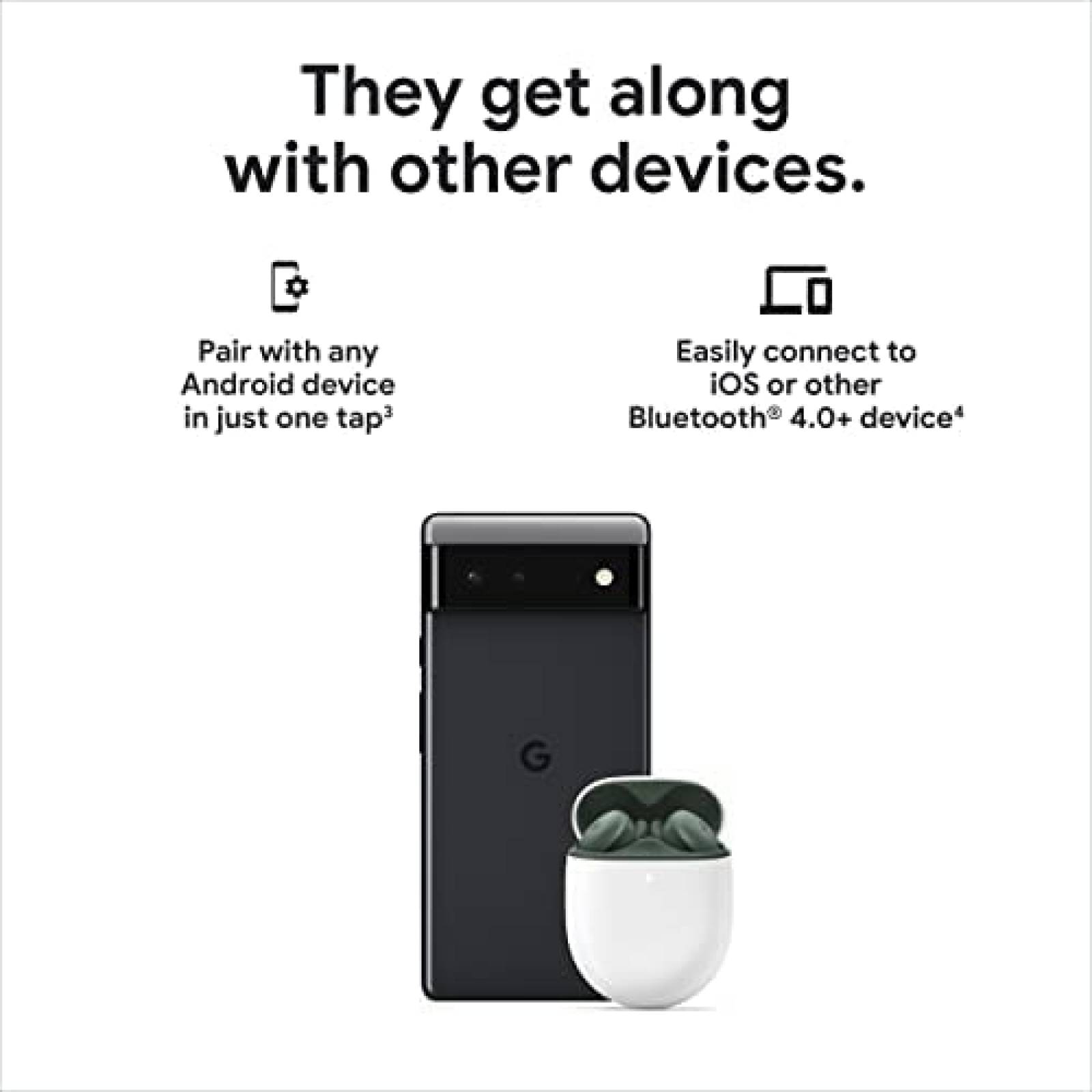 Audifonos Google Pixel Buds Serie A Inalambrico -Verde Olivo