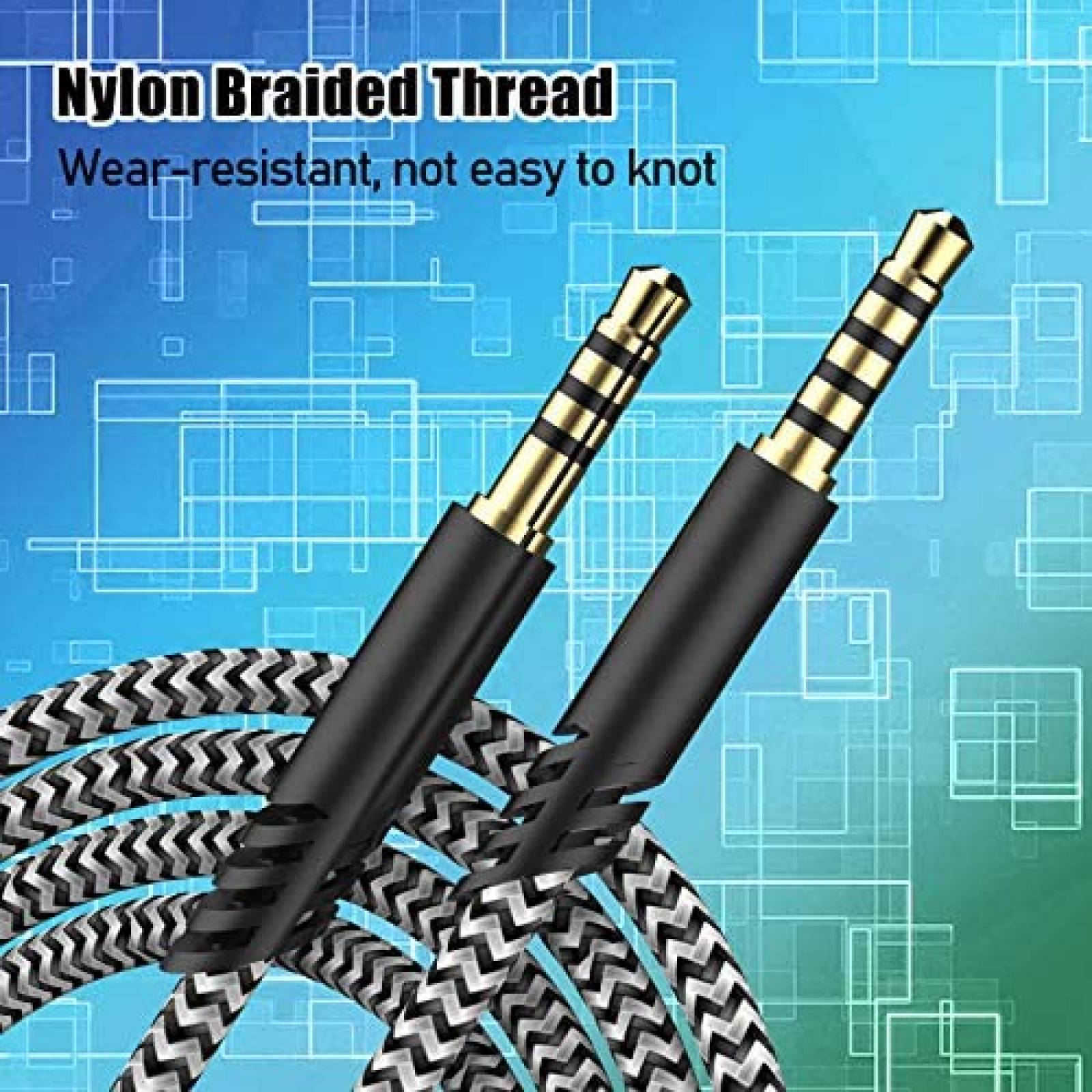 Cable de Repuesto Tonmom para Audífonos Astro A40 -Negro