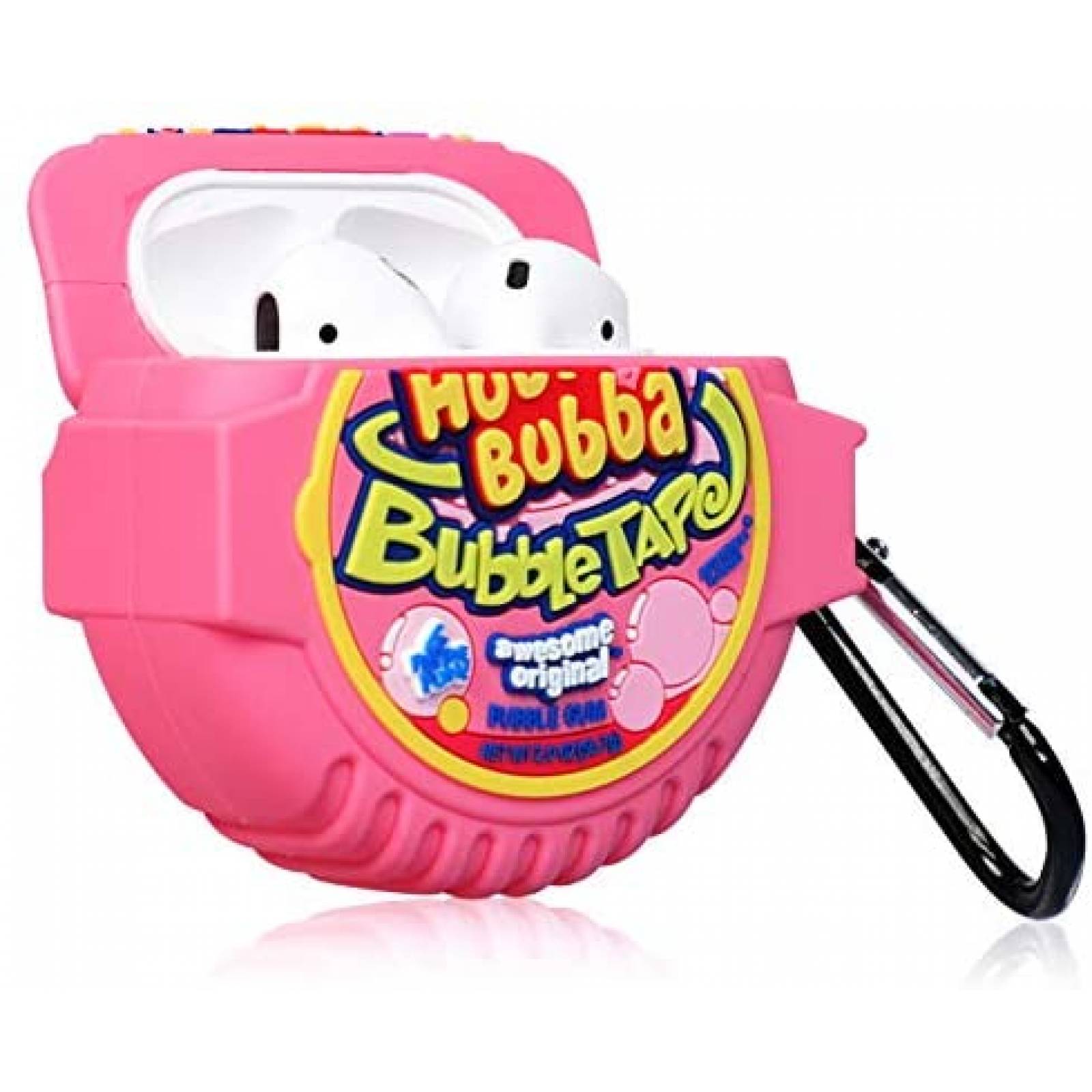 Funda para Airpod 2/1 Lupct Paquete de 2 suave con llavero