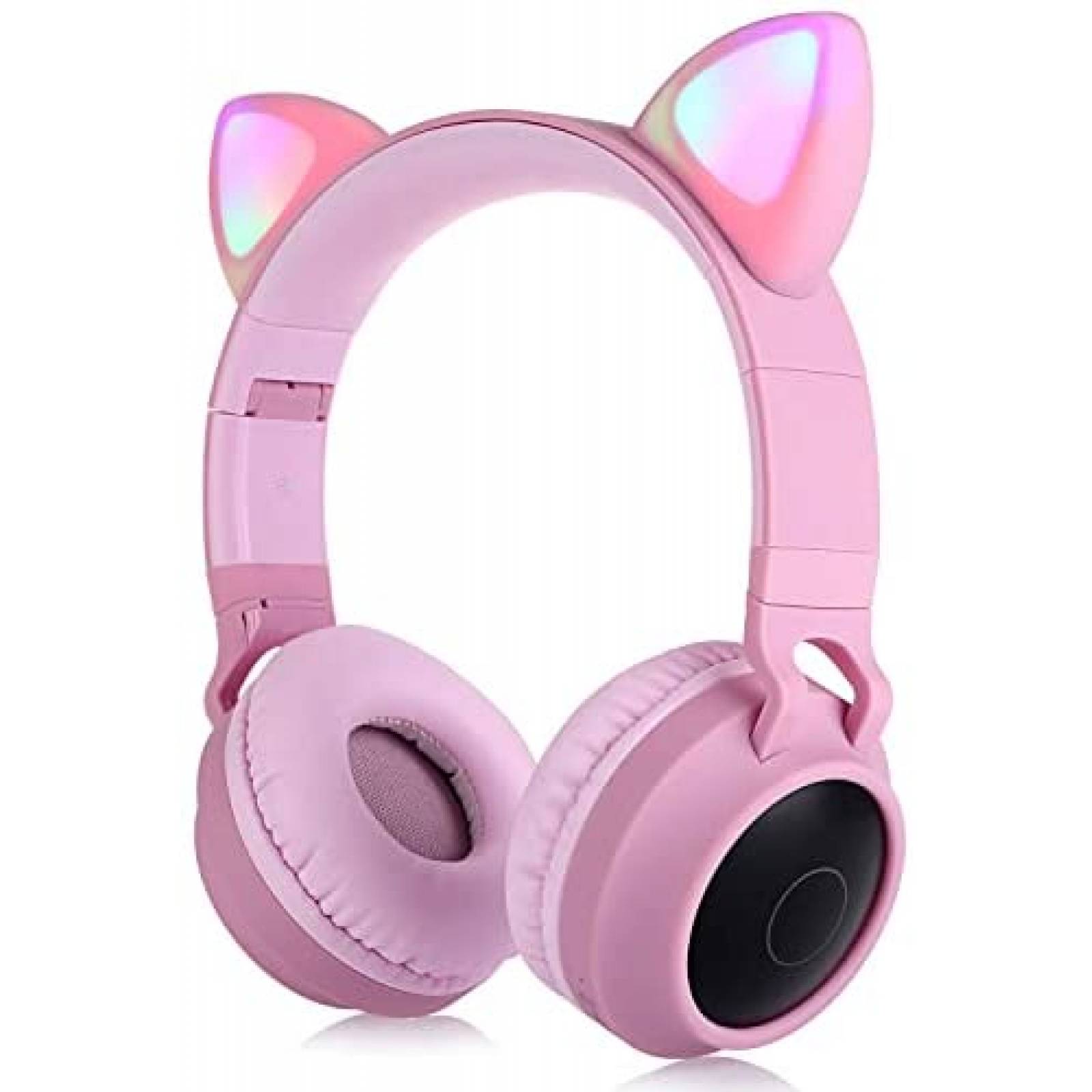 Audifonos Usoun Cat Ear Inalambricos Para Niños -Rosa